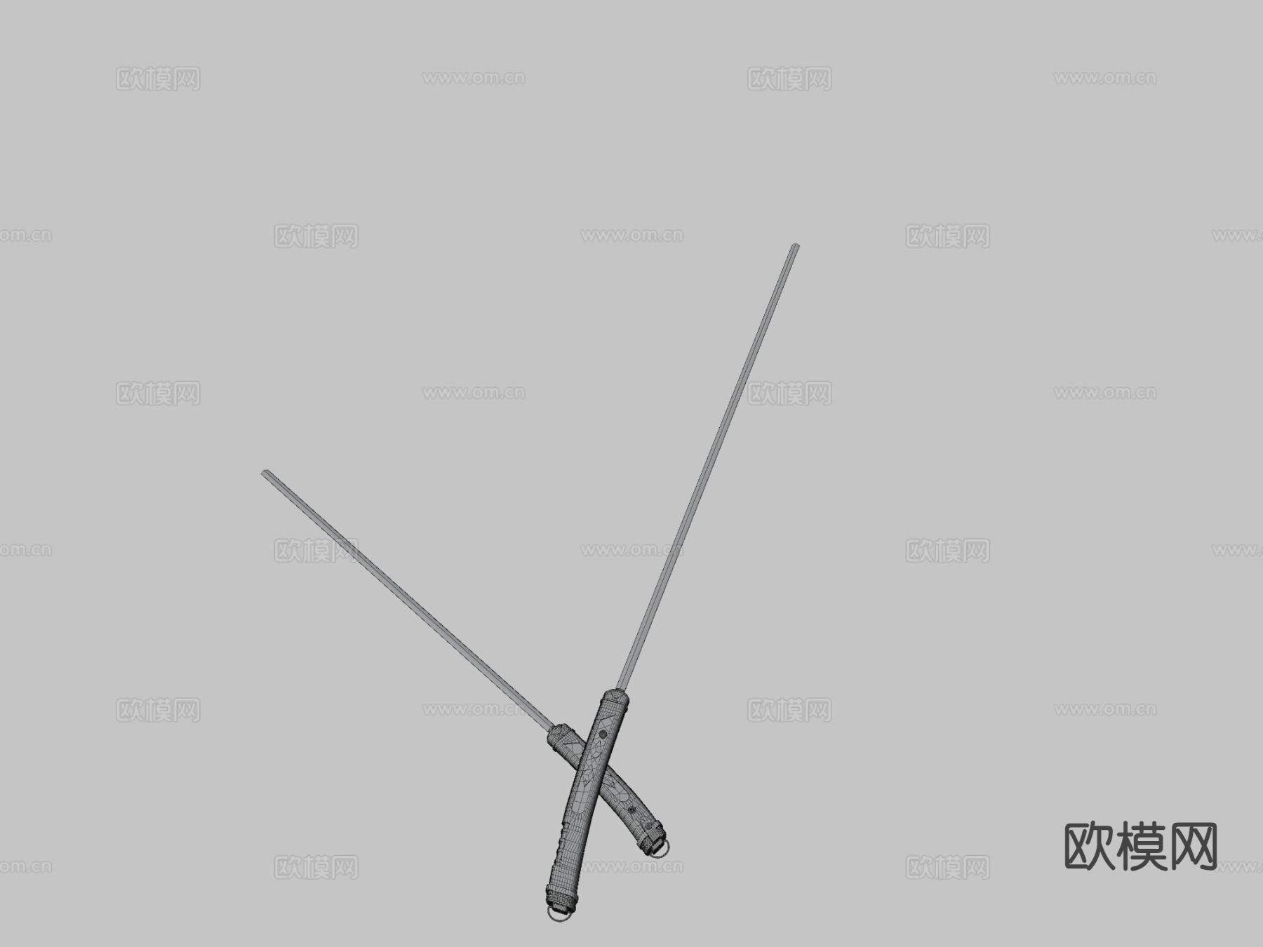 反叛者光剑su模型下载（渲染图3）