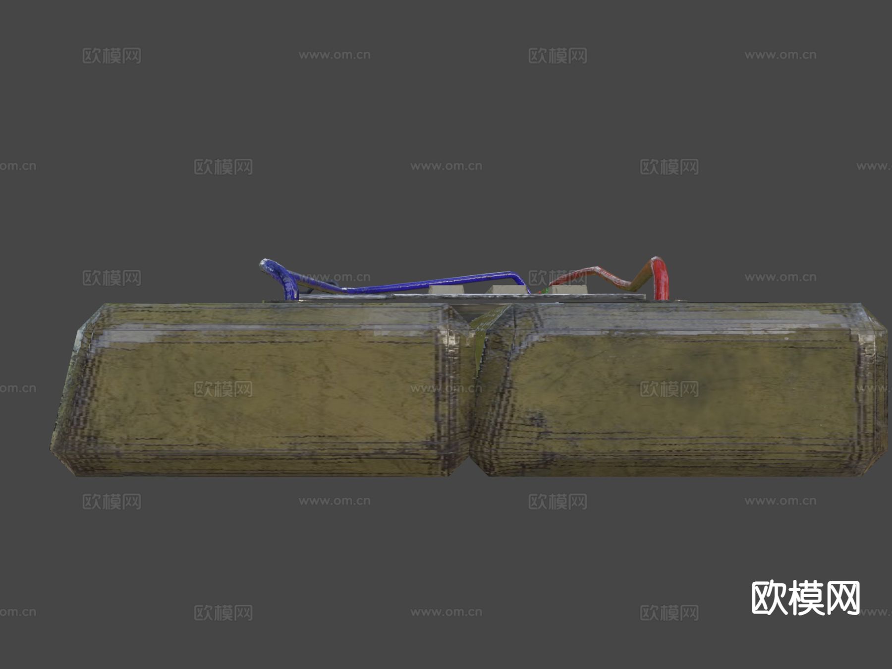 C4炸弹 武器su模型下载（渲染图5）