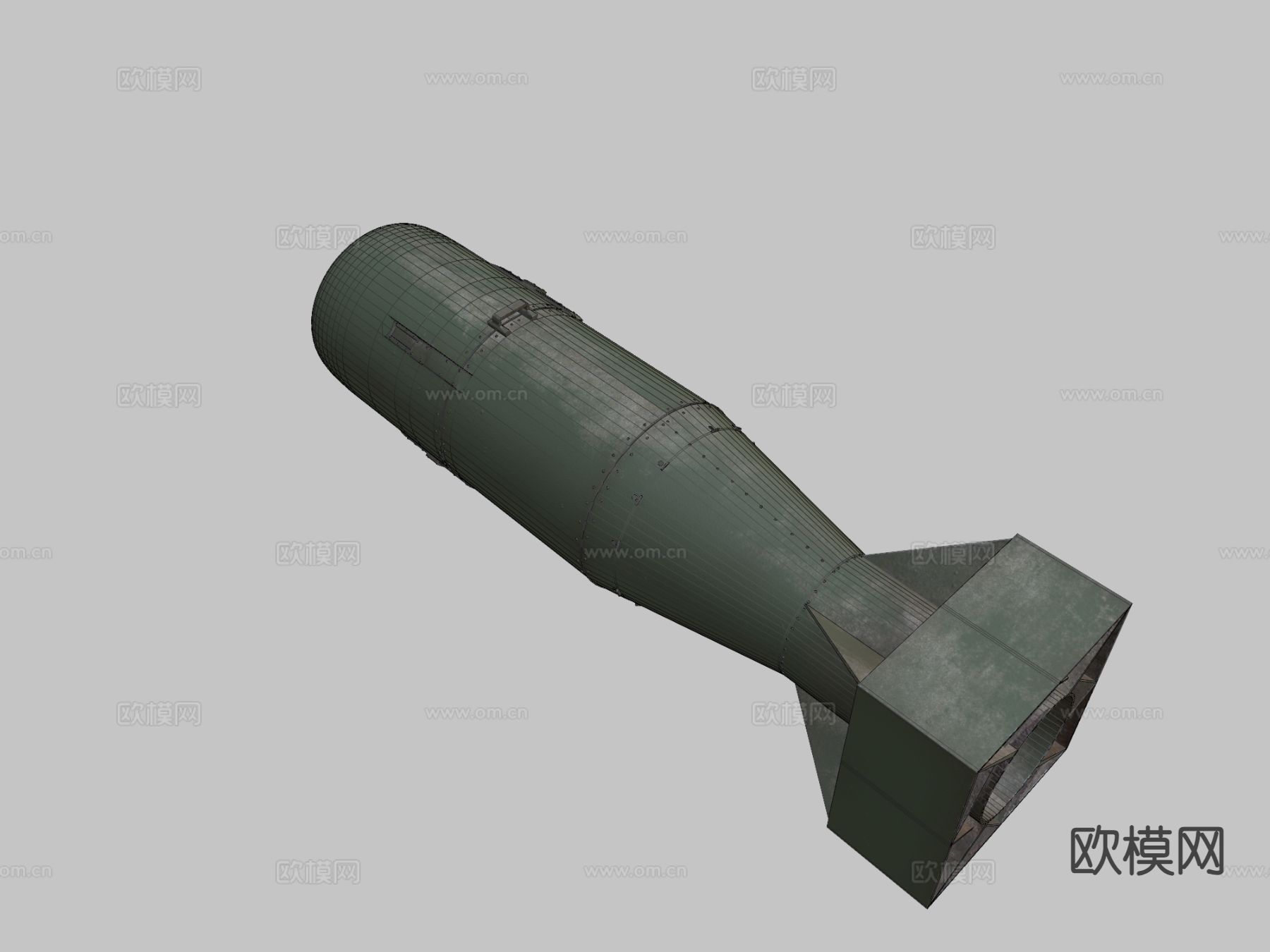 炸弹su模型下载（渲染图1）