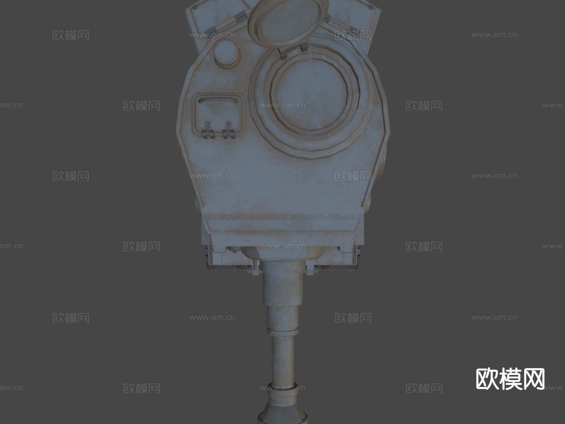卡通德国虎坦克su模型下载（渲染图5）