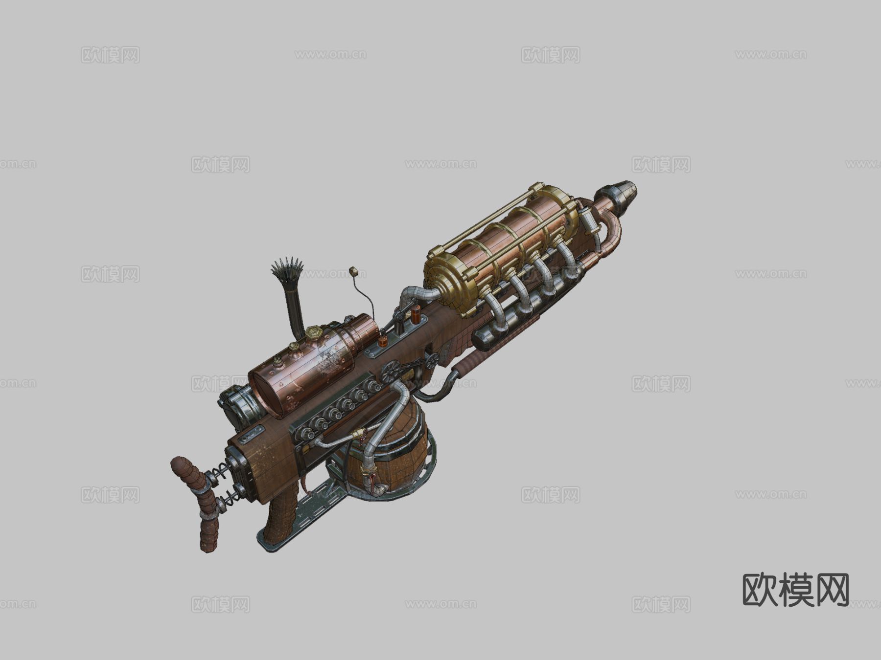 金块步枪su模型下载（渲染图1）