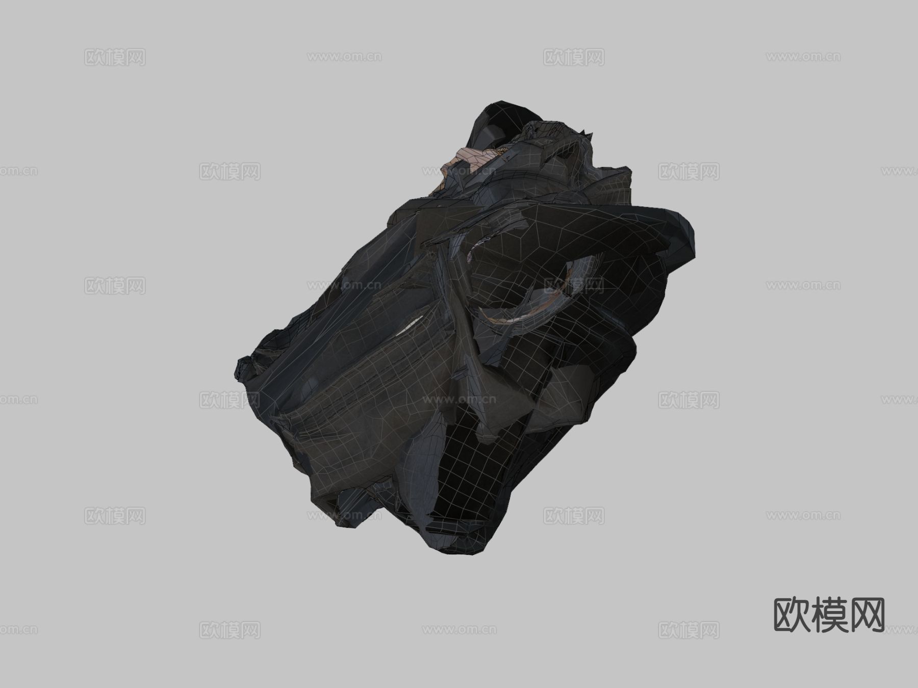 手枪 枪支 弹夹su模型下载（渲染图3）