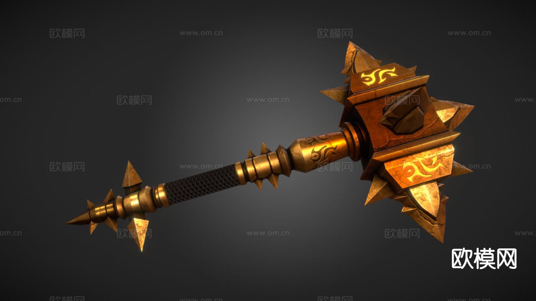 拉格纳罗斯之锤su模型下载（渲染图3）