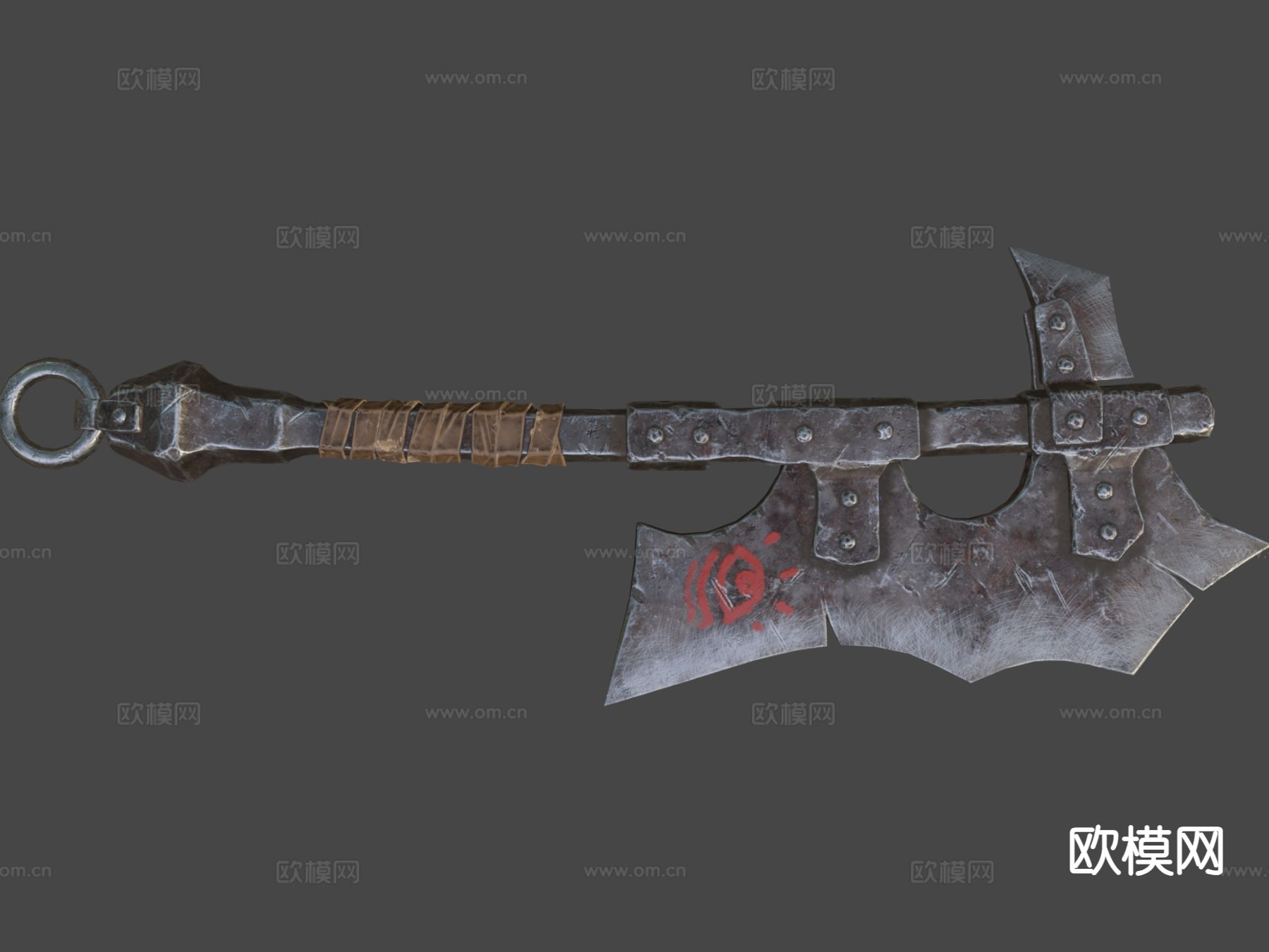 兽人斧su模型下载（渲染图7）