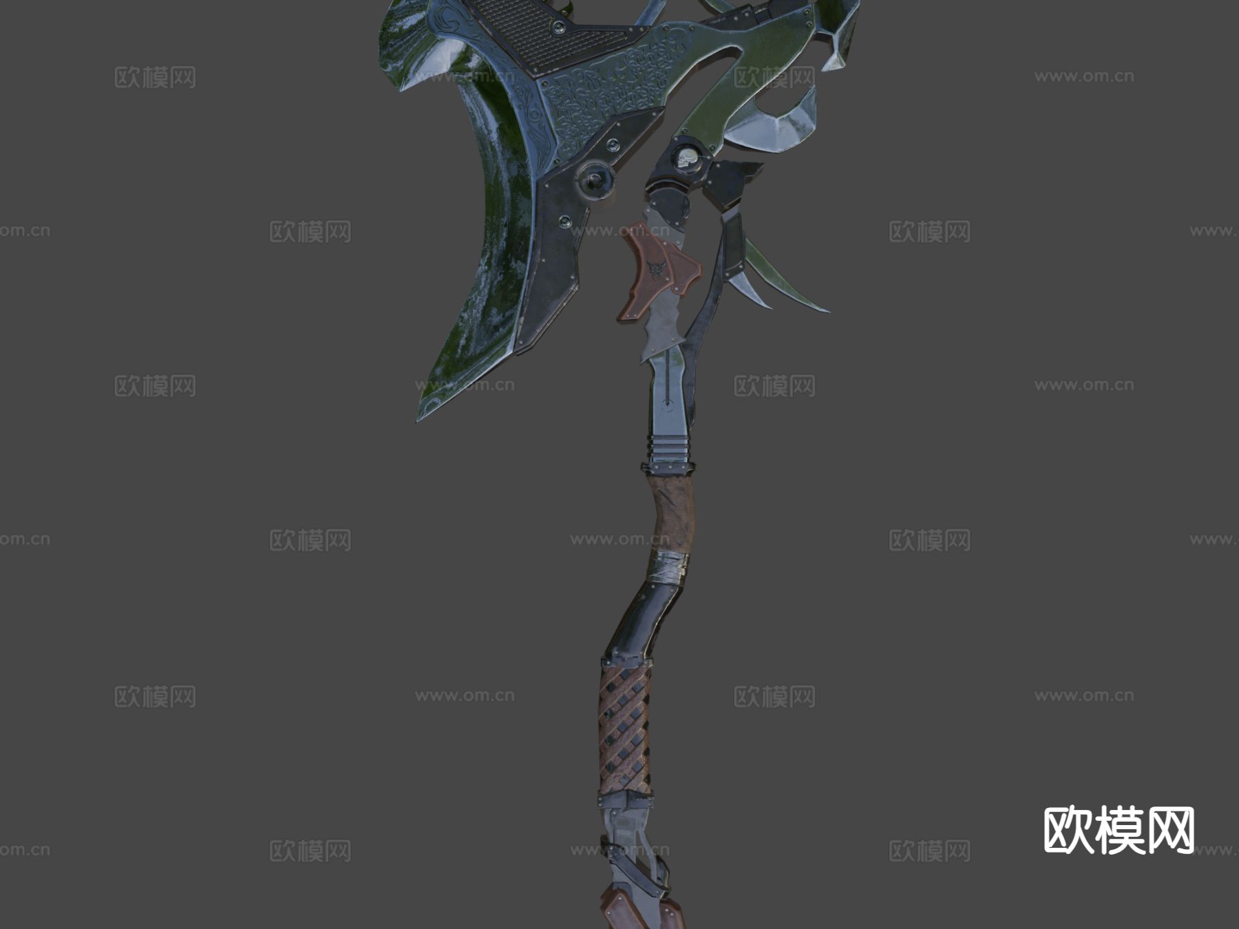 巨斧su模型下载（渲染图6）