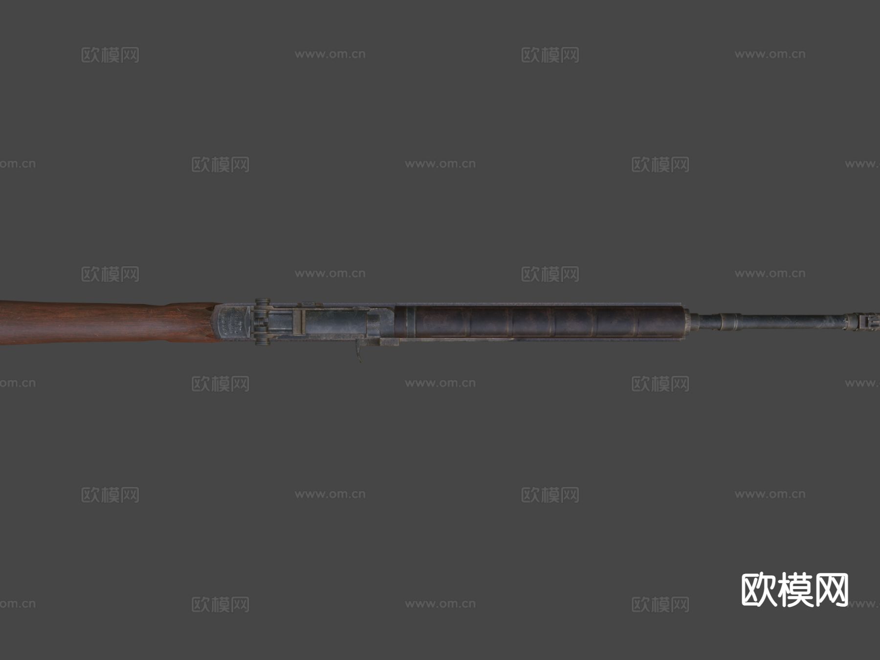 M-14步枪su模型下载（渲染图7）