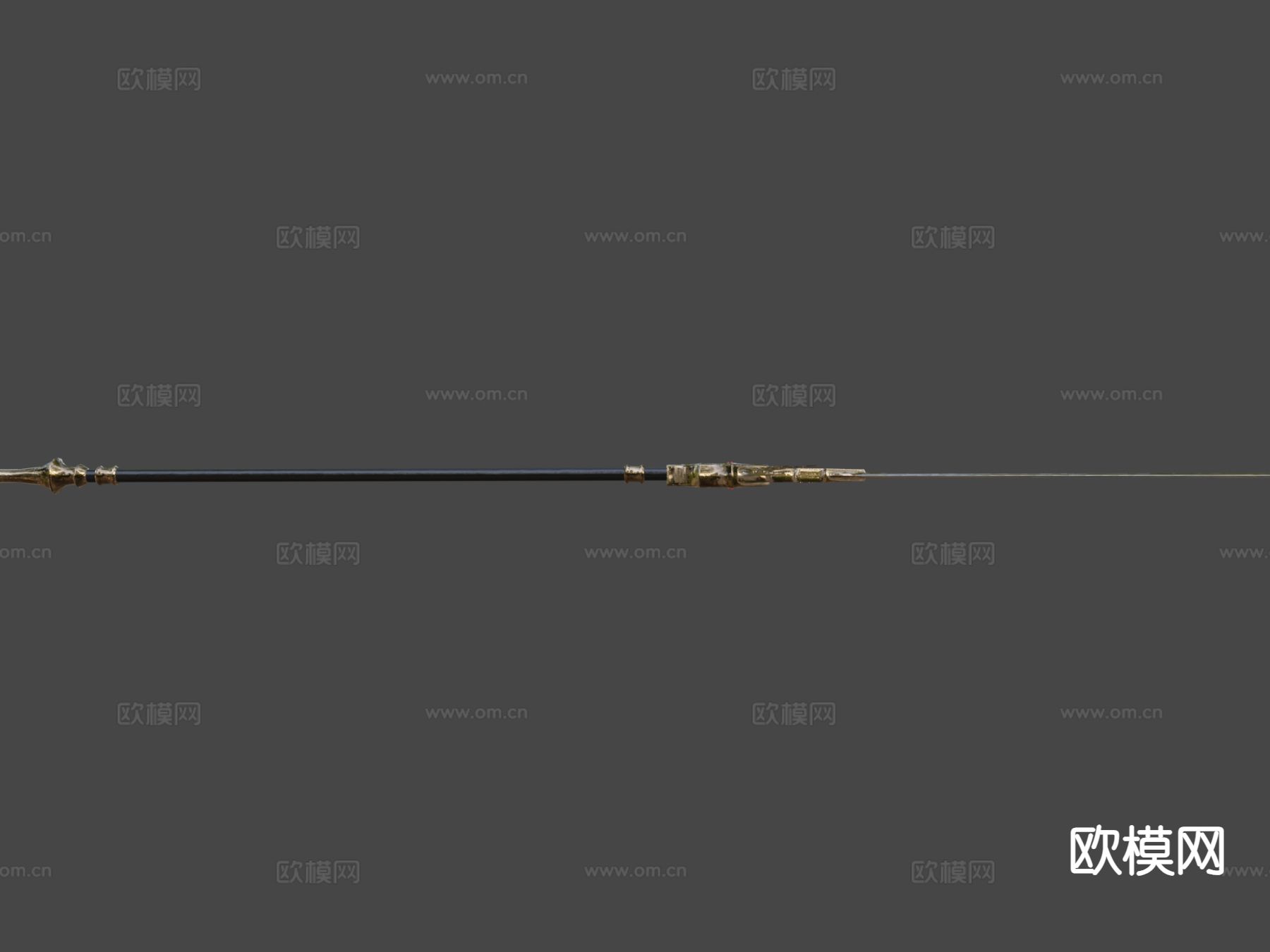 长矛su模型下载（渲染图7）