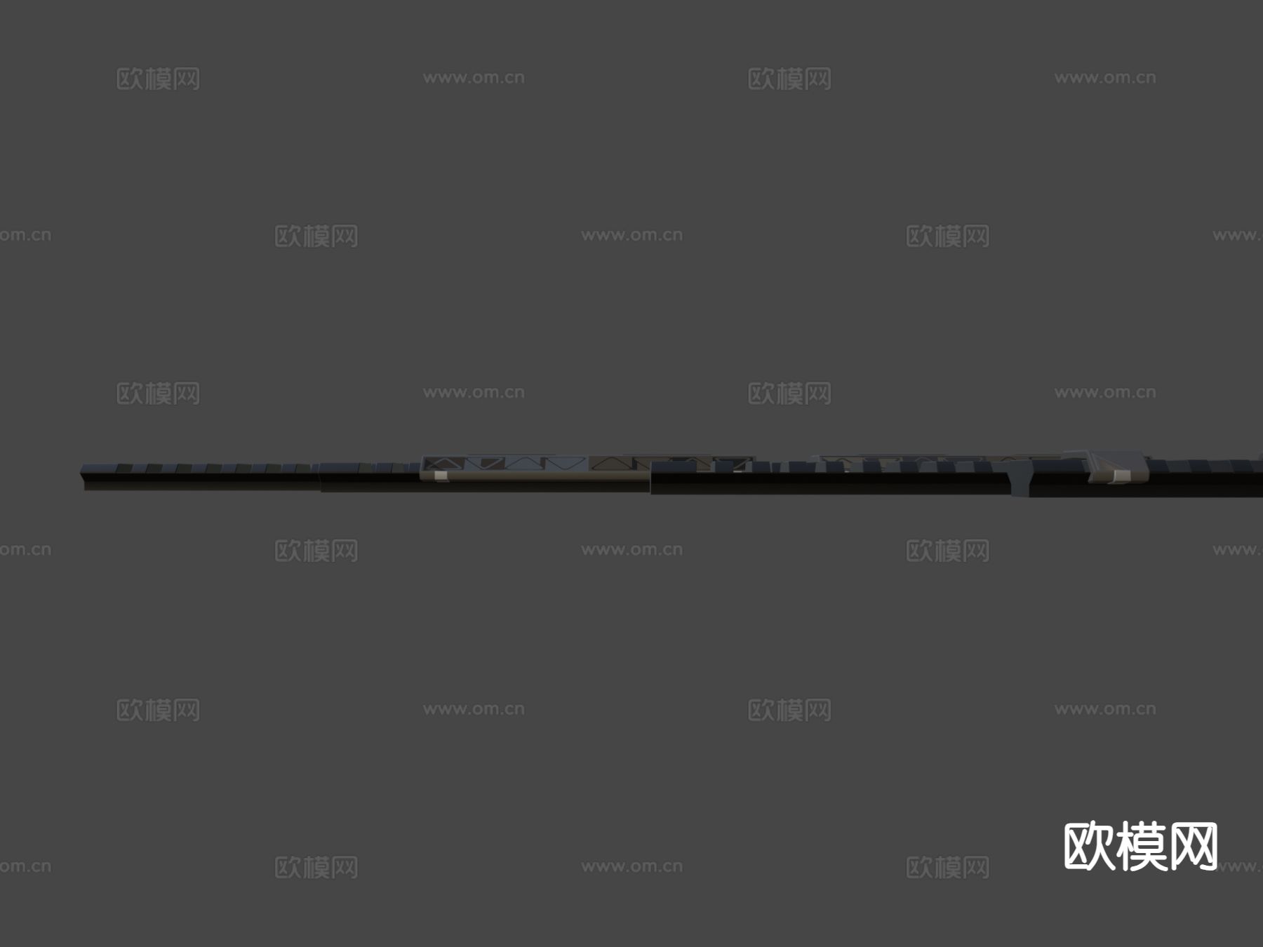 枪械配件 武器su模型下载（渲染图5）