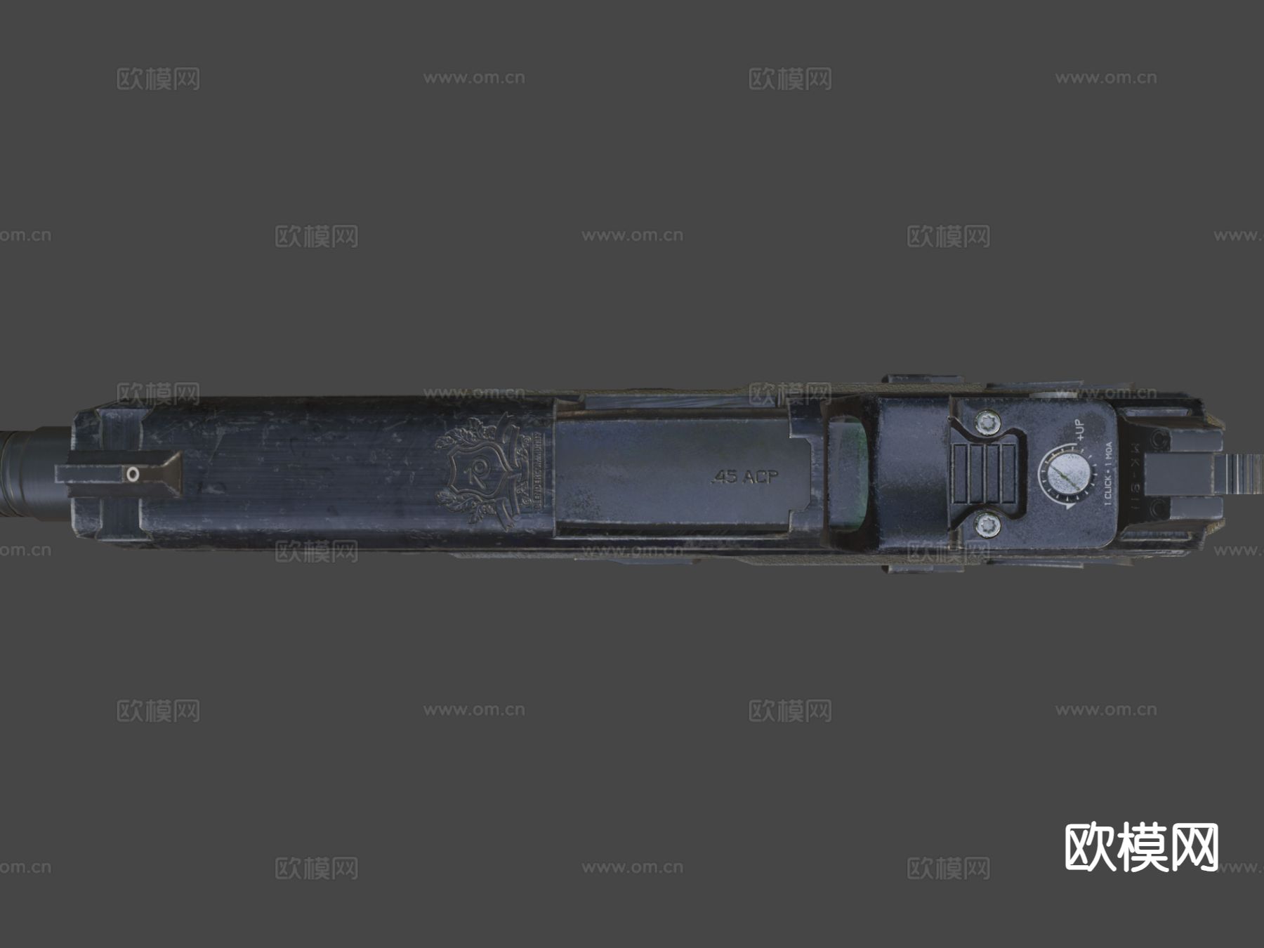 毒蛇FNX-45手枪su模型下载（渲染图7）