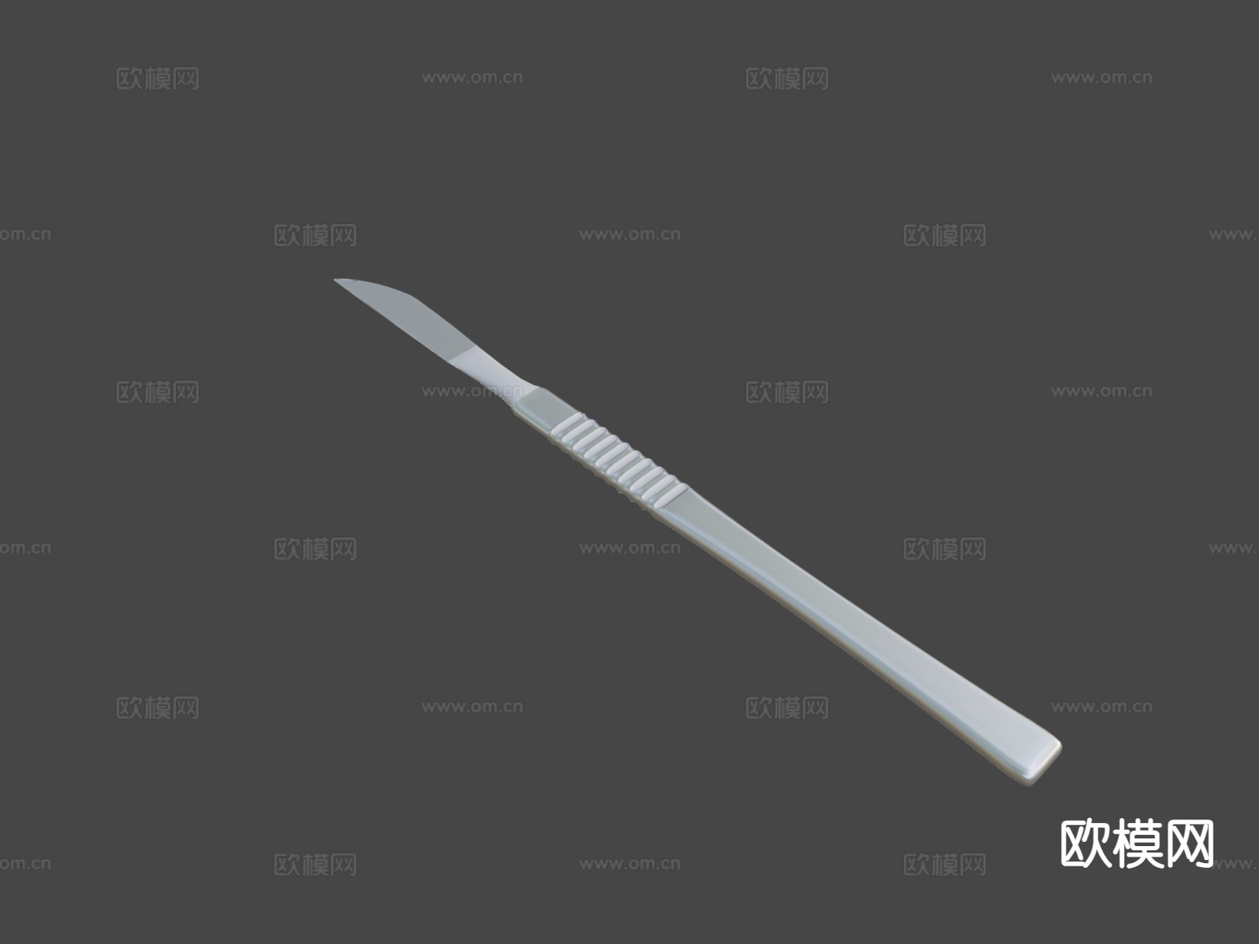 医疗器材 手术刀su模型下载（渲染图1）