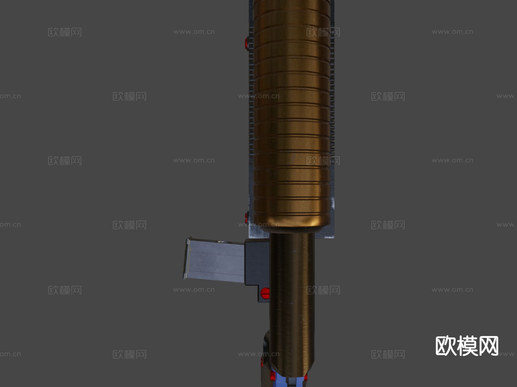 手枪 枪支 枪械su模型下载（渲染图6）