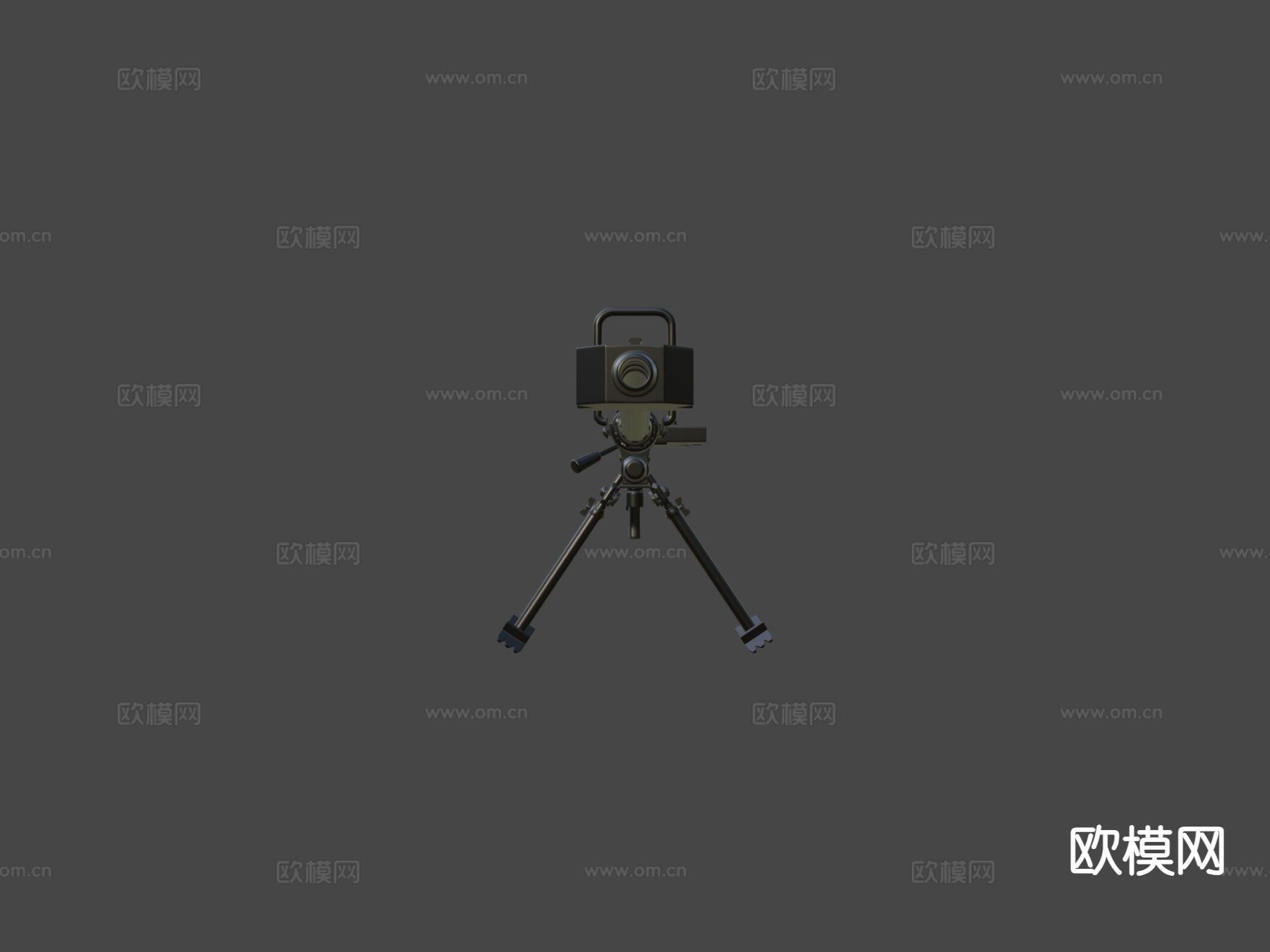 重机枪 枪支 枪械su模型下载（渲染图3）