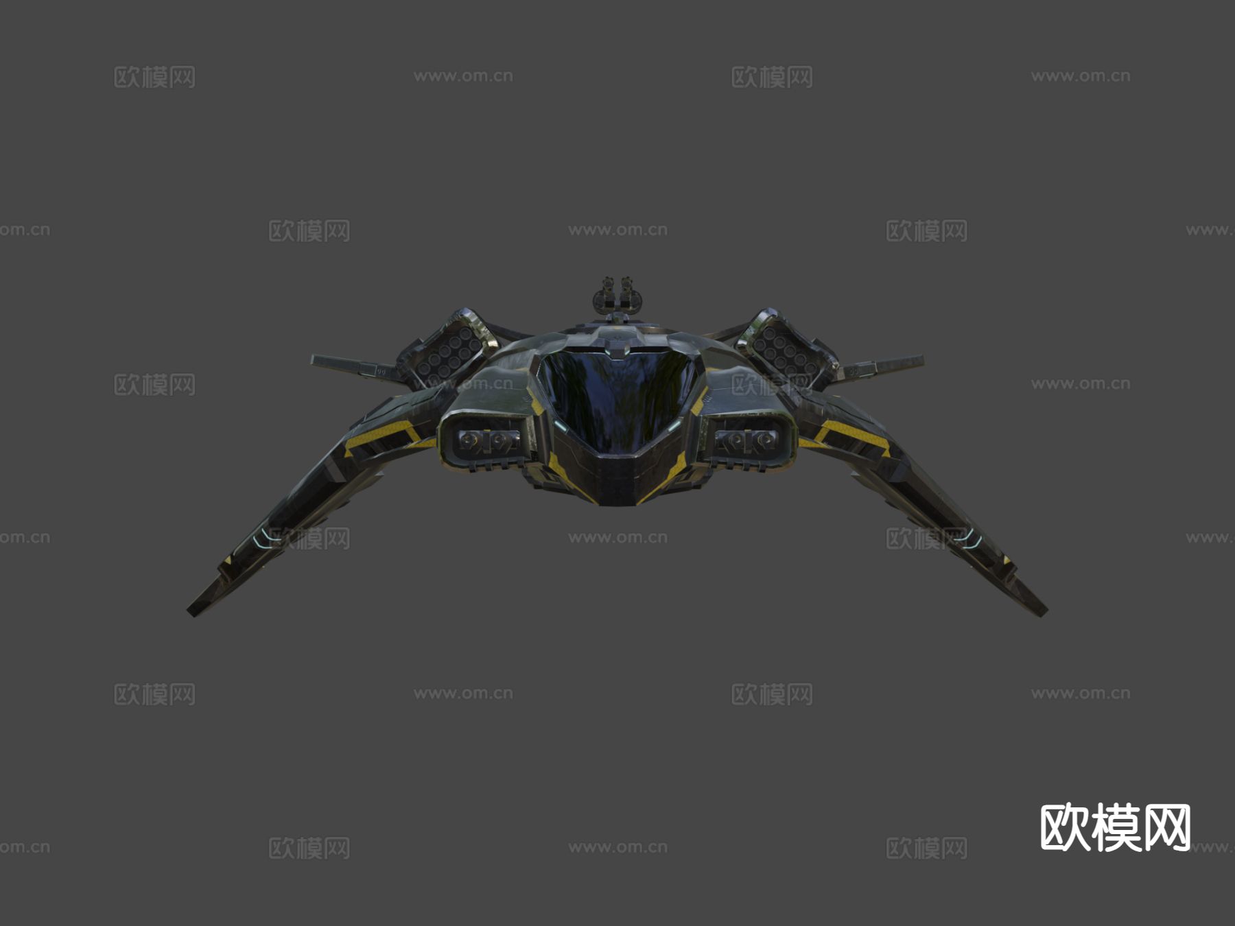宇宙飞船su模型下载（渲染图7）