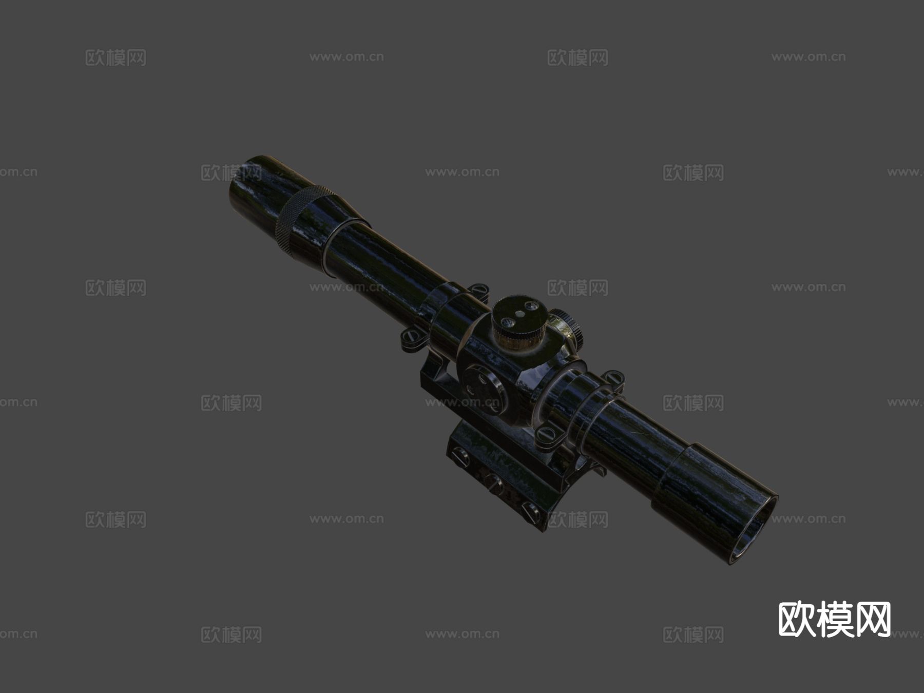 俄罗斯PE瞄准镜su模型下载（渲染图6）