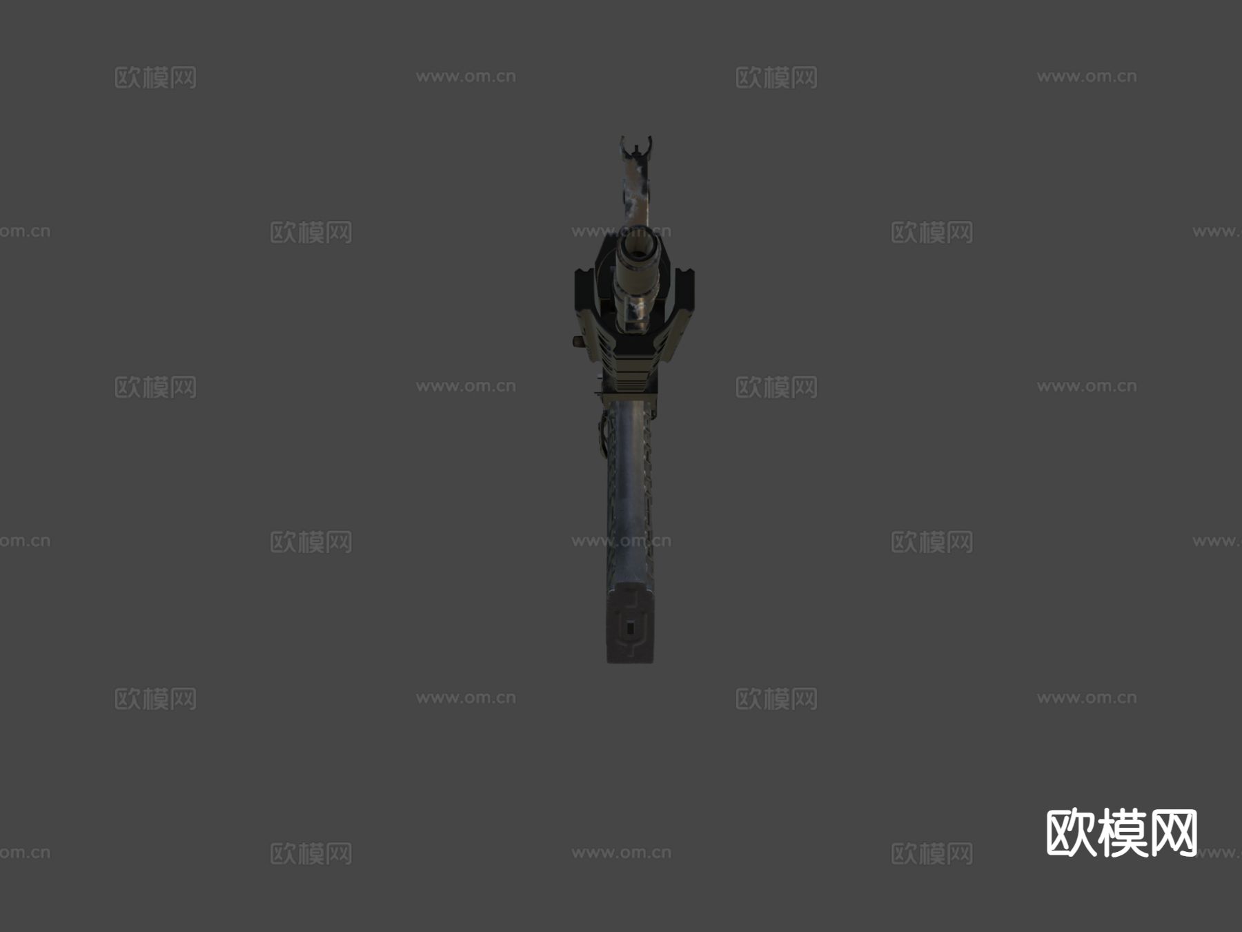 M762 突击步枪 枪支 枪械su模型下载（渲染图4）