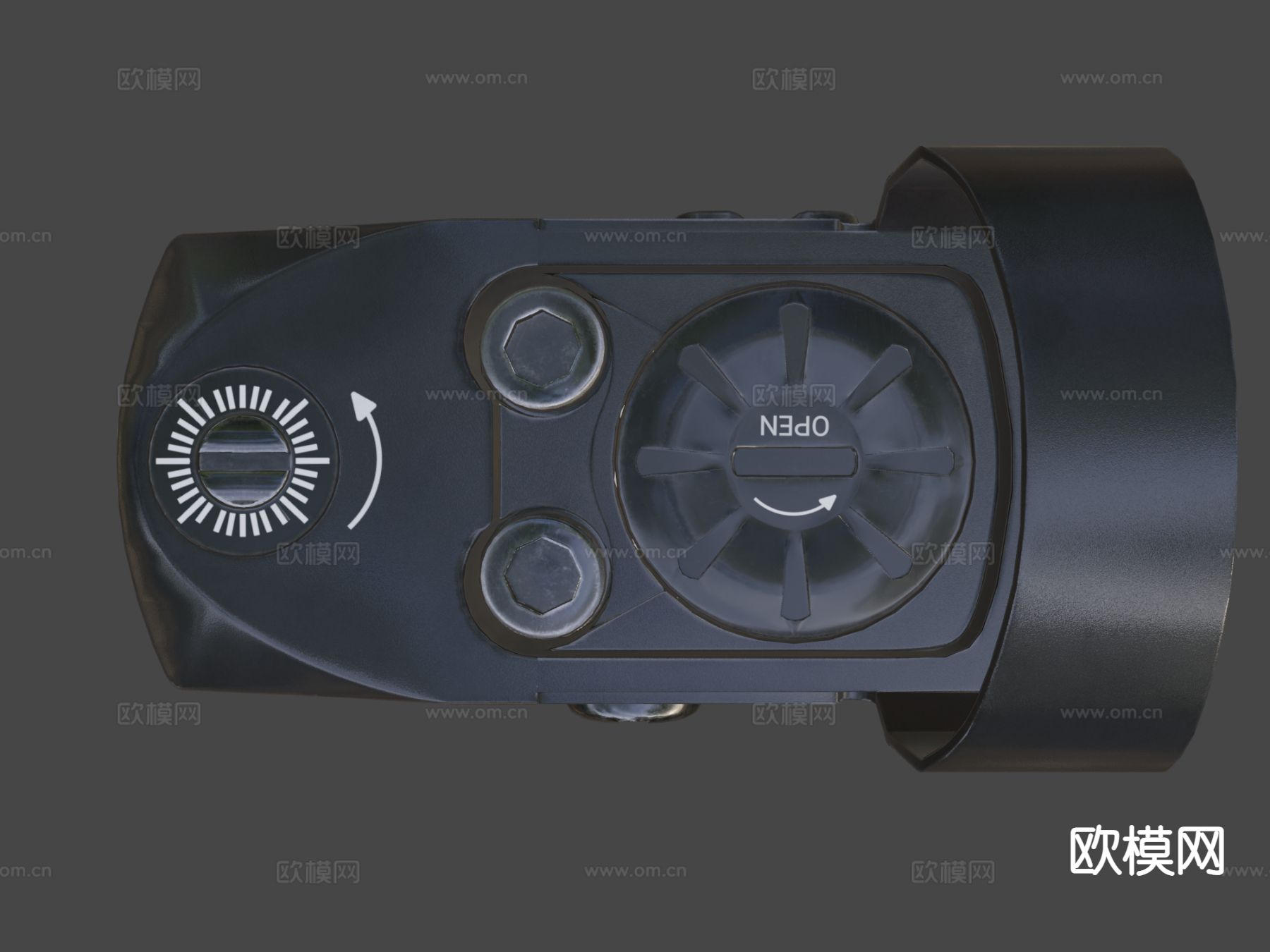 红点瞄准镜su模型下载（渲染图7）