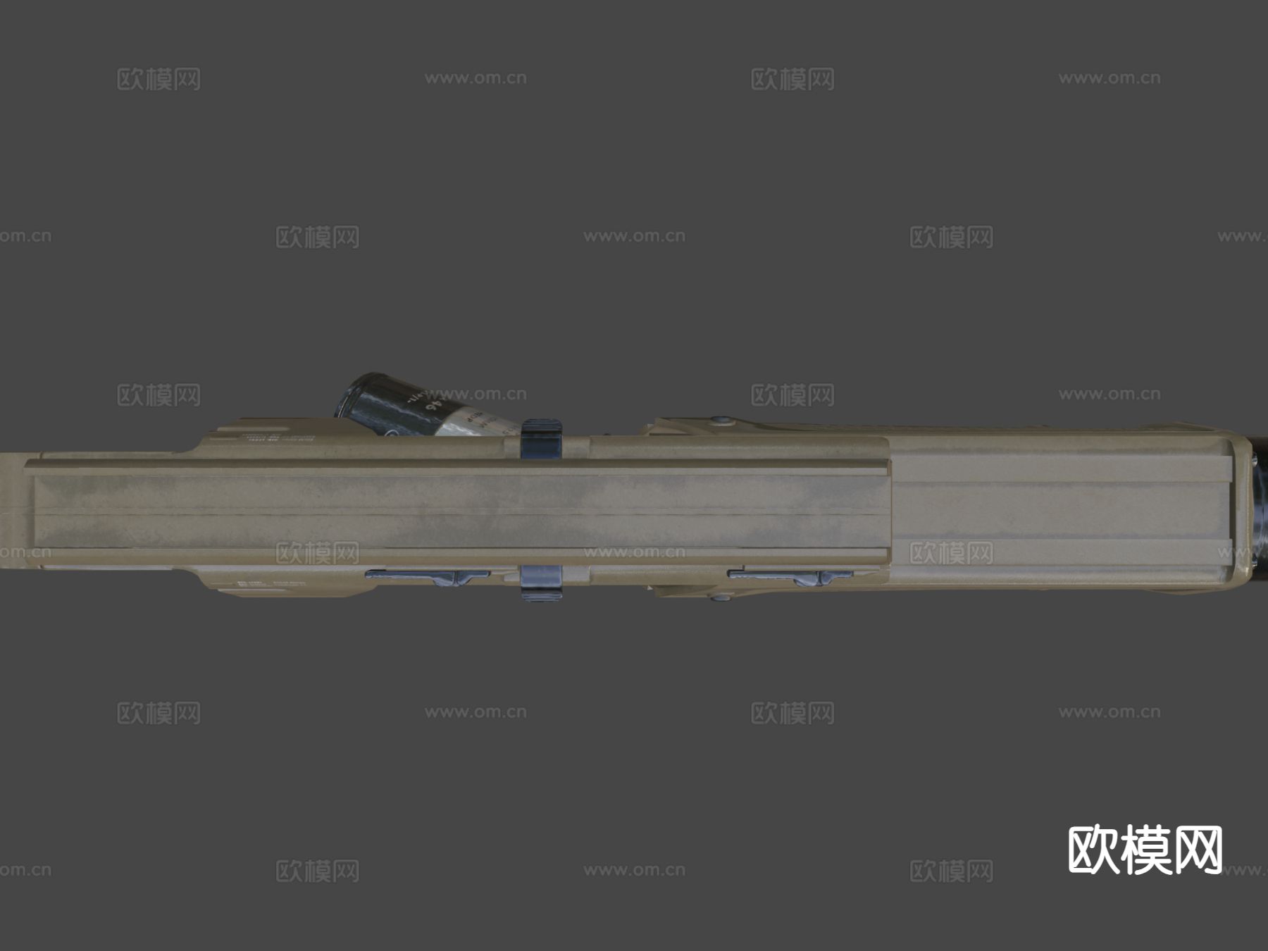 堡垒17榴弹发射器su模型下载（渲染图5）