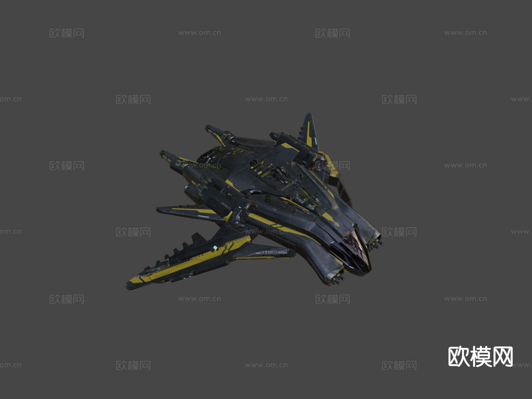 宇宙飞船su模型下载（渲染图4）