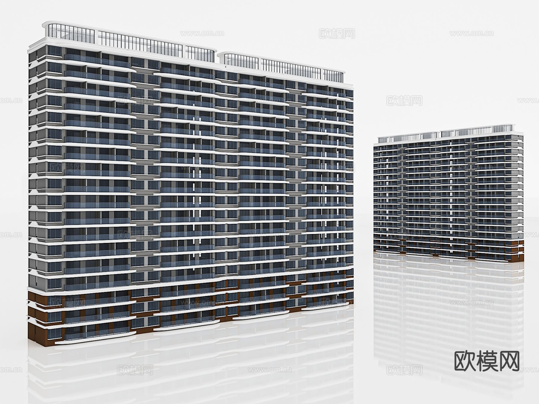 住宅楼 商品楼 单体建筑3d模型