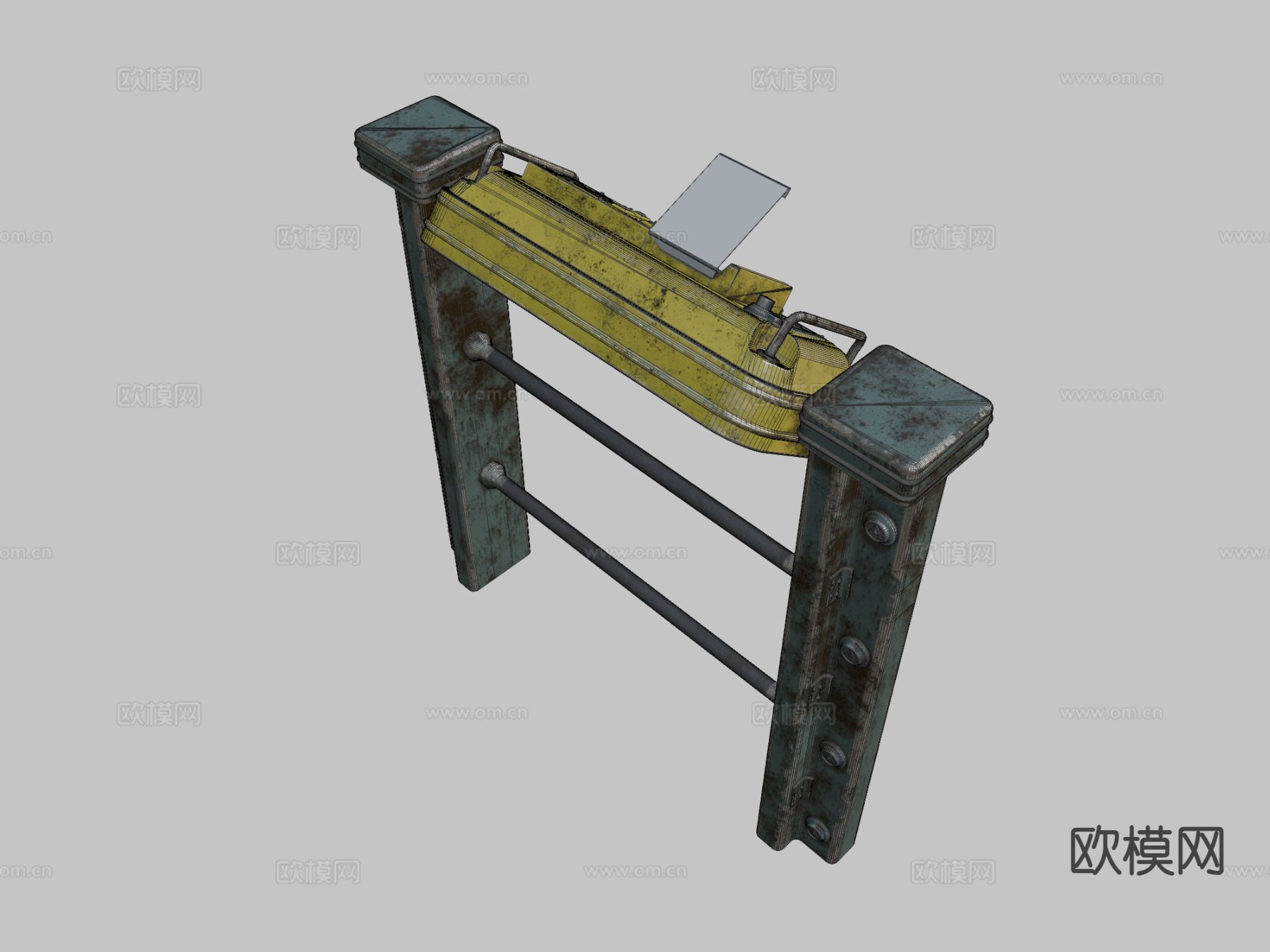 带电梯门su模型下载（渲染图3）