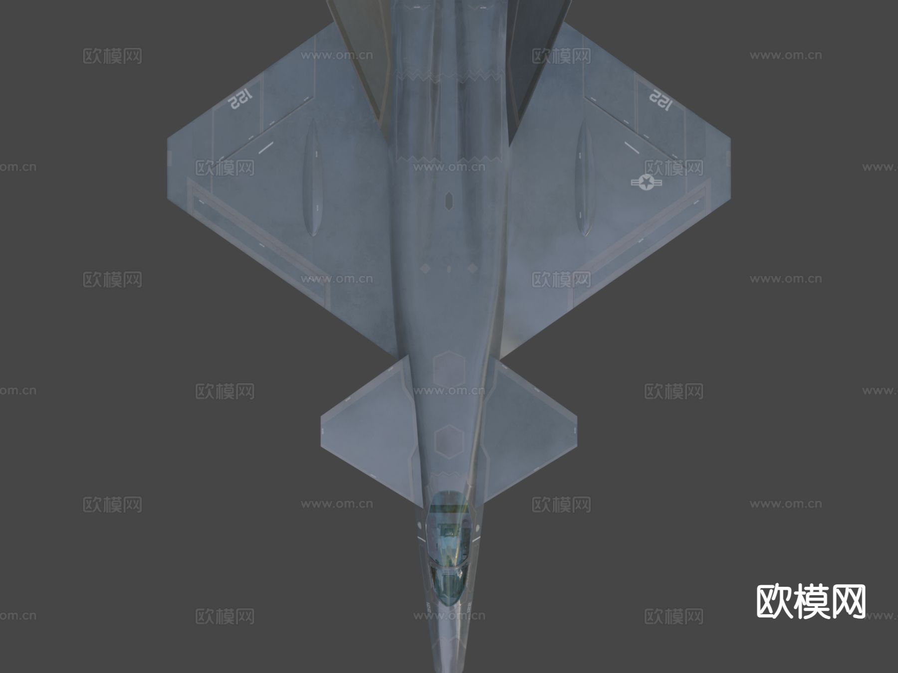 轰炸机 战斗机su模型下载（渲染图7）