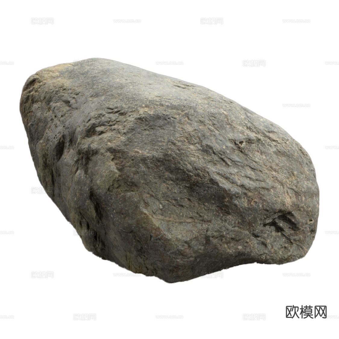 现代石头 岩石 花岗岩3d模型下载