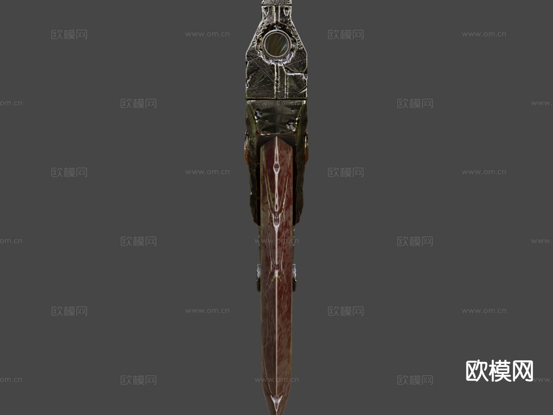 左轮手枪 枪支 枪械su模型下载（渲染图4）