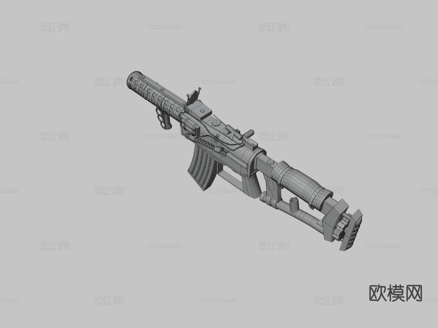 变种废品枪su模型下载（渲染图3）