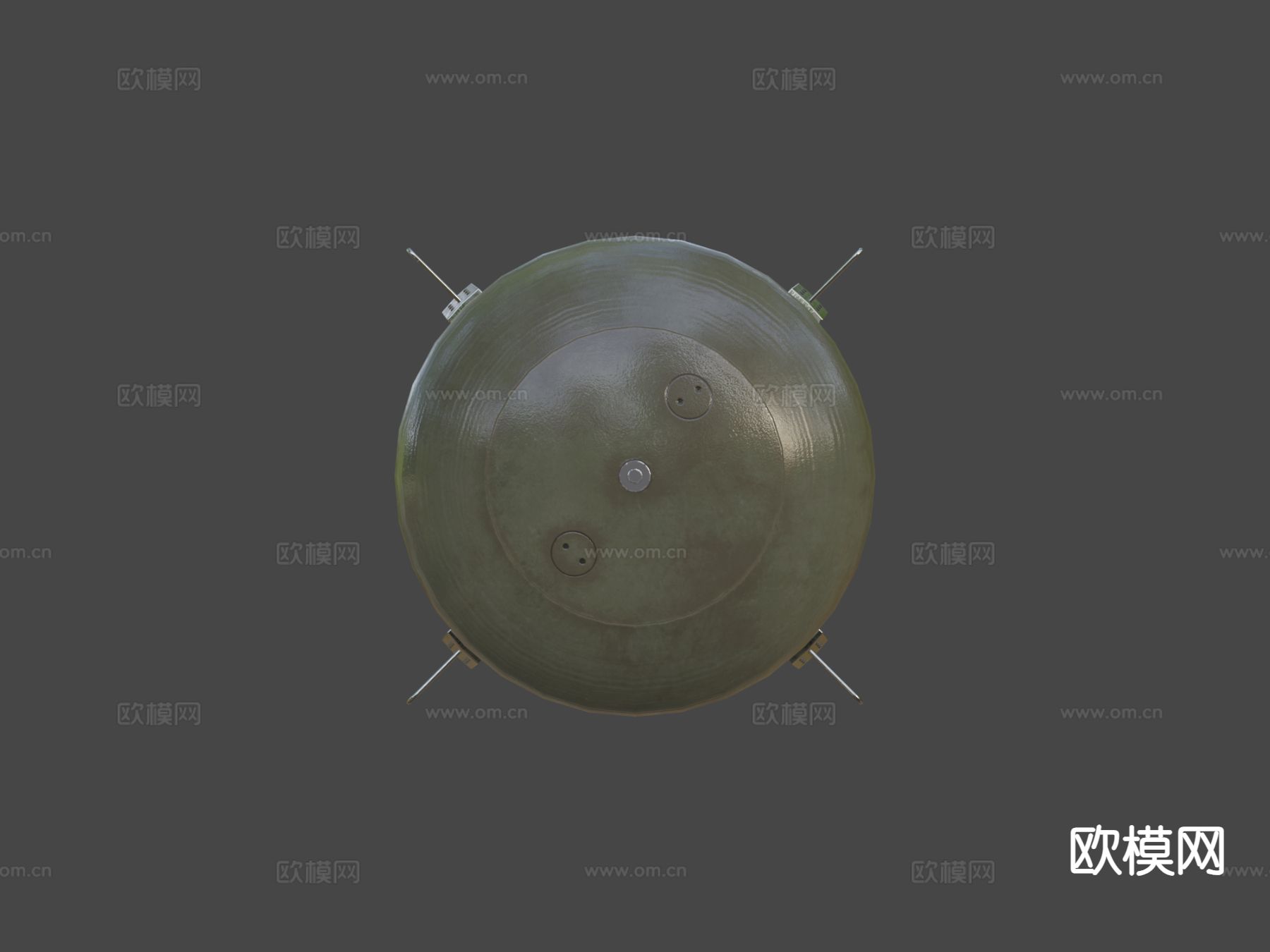 原子弹 武器su模型下载（渲染图5）