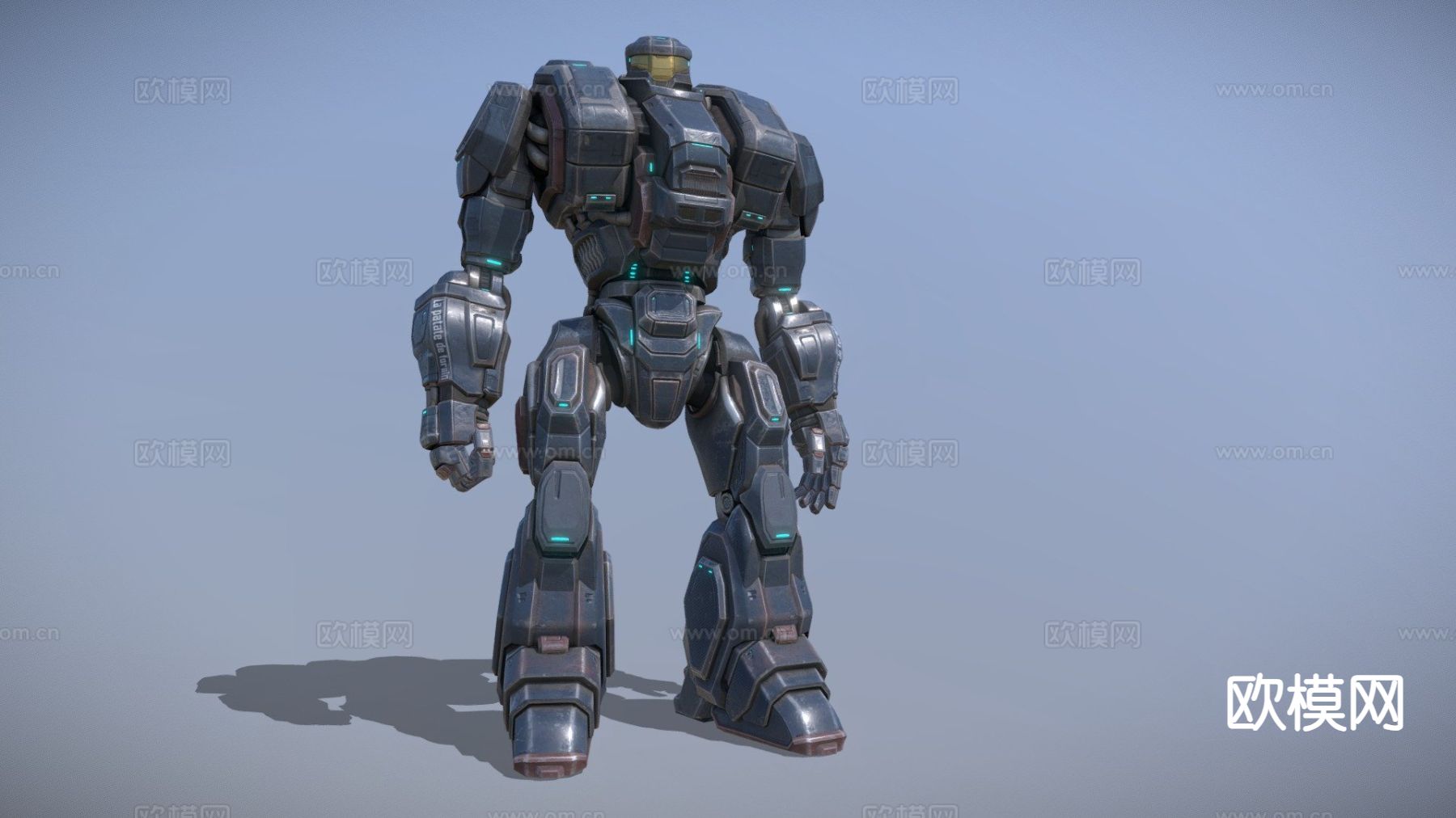 启发杰格机器人su模型下载（渲染图2）