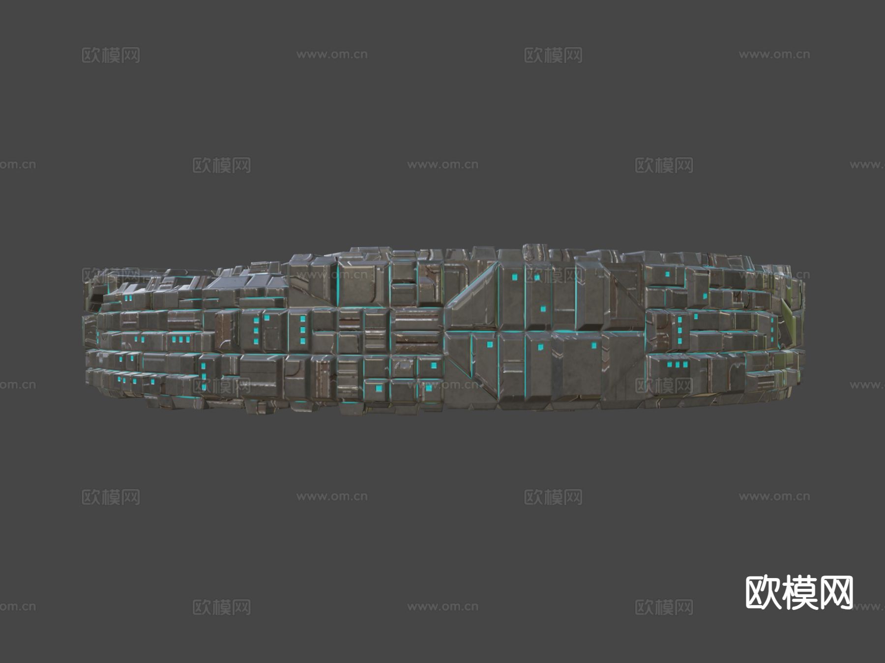 工业设备 太空站su模型下载（渲染图4）