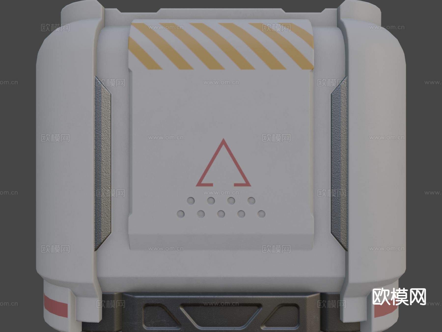 科幻集装箱su模型下载（渲染图7）