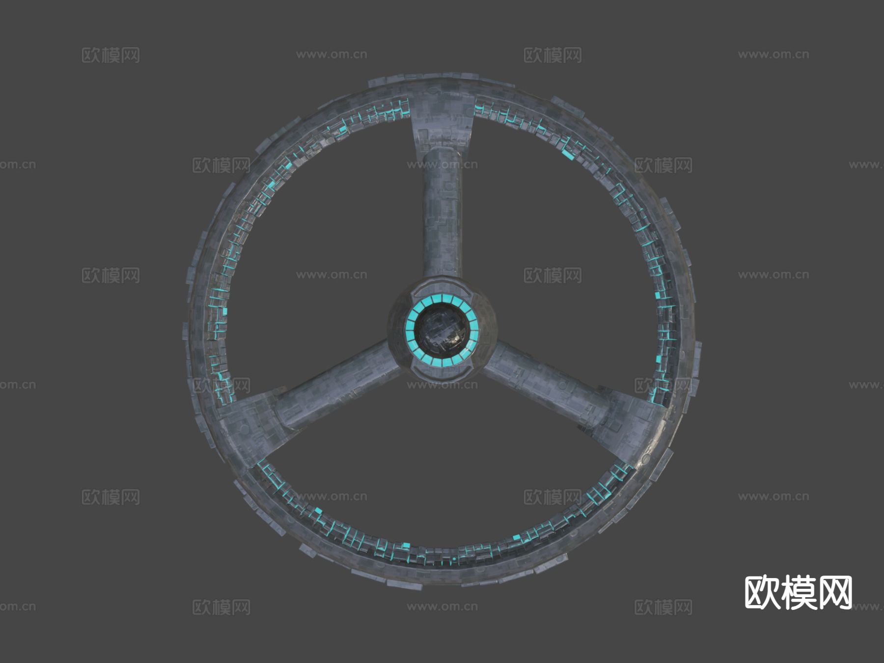 太空站su模型下载（渲染图6）