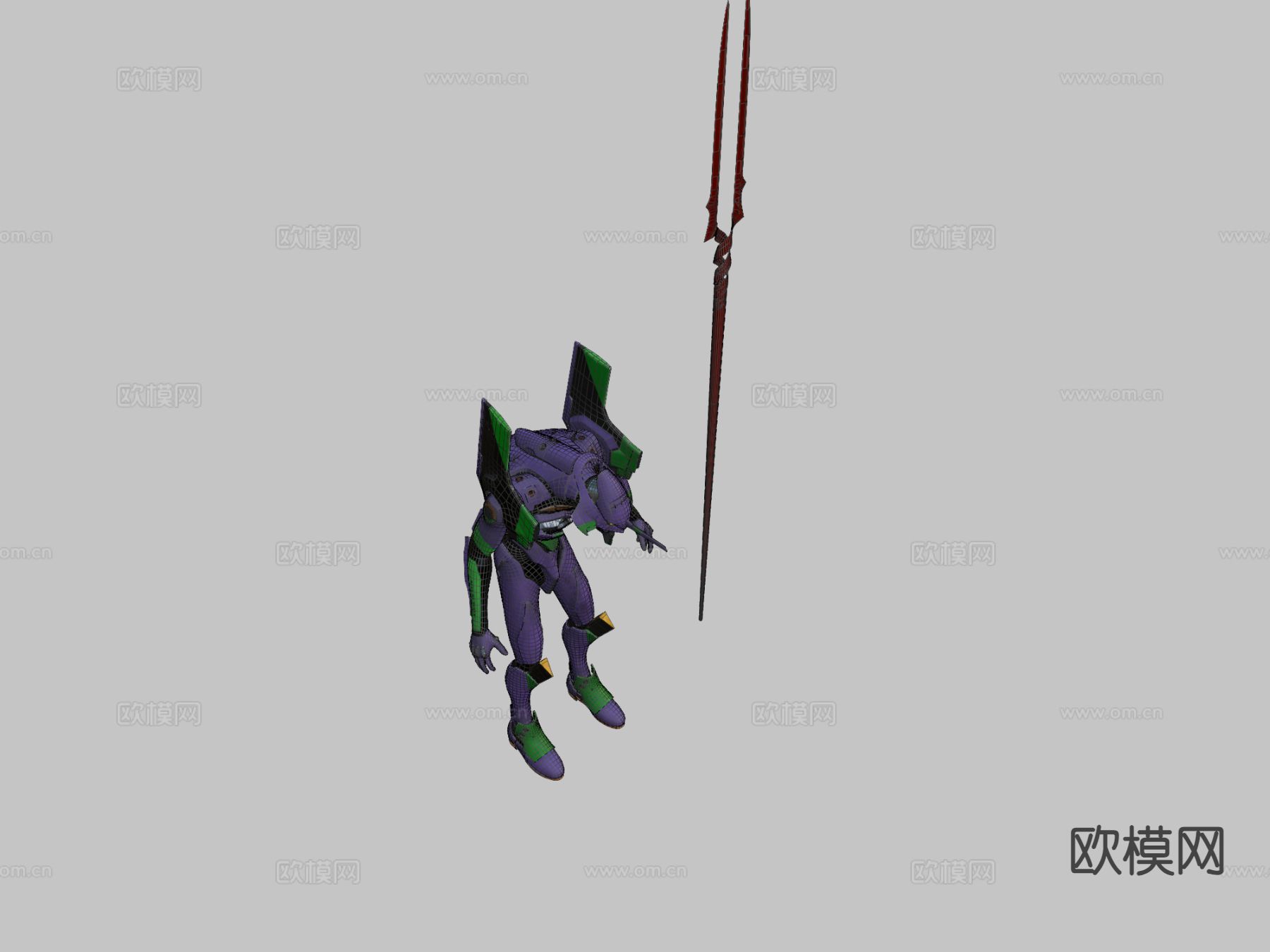 机械怪物su模型下载（渲染图3）