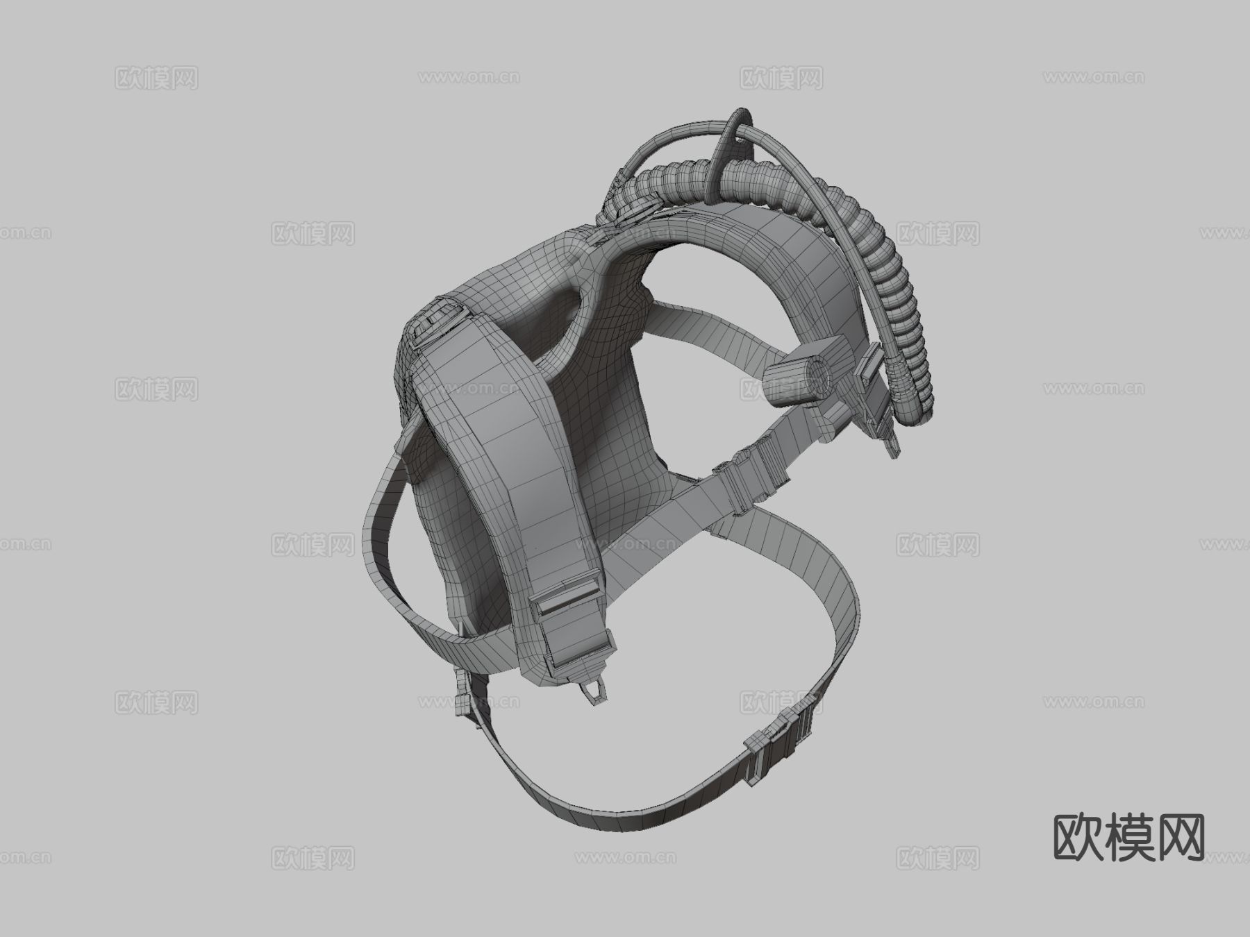 战术防弹作战背包su模型下载（渲染图2）