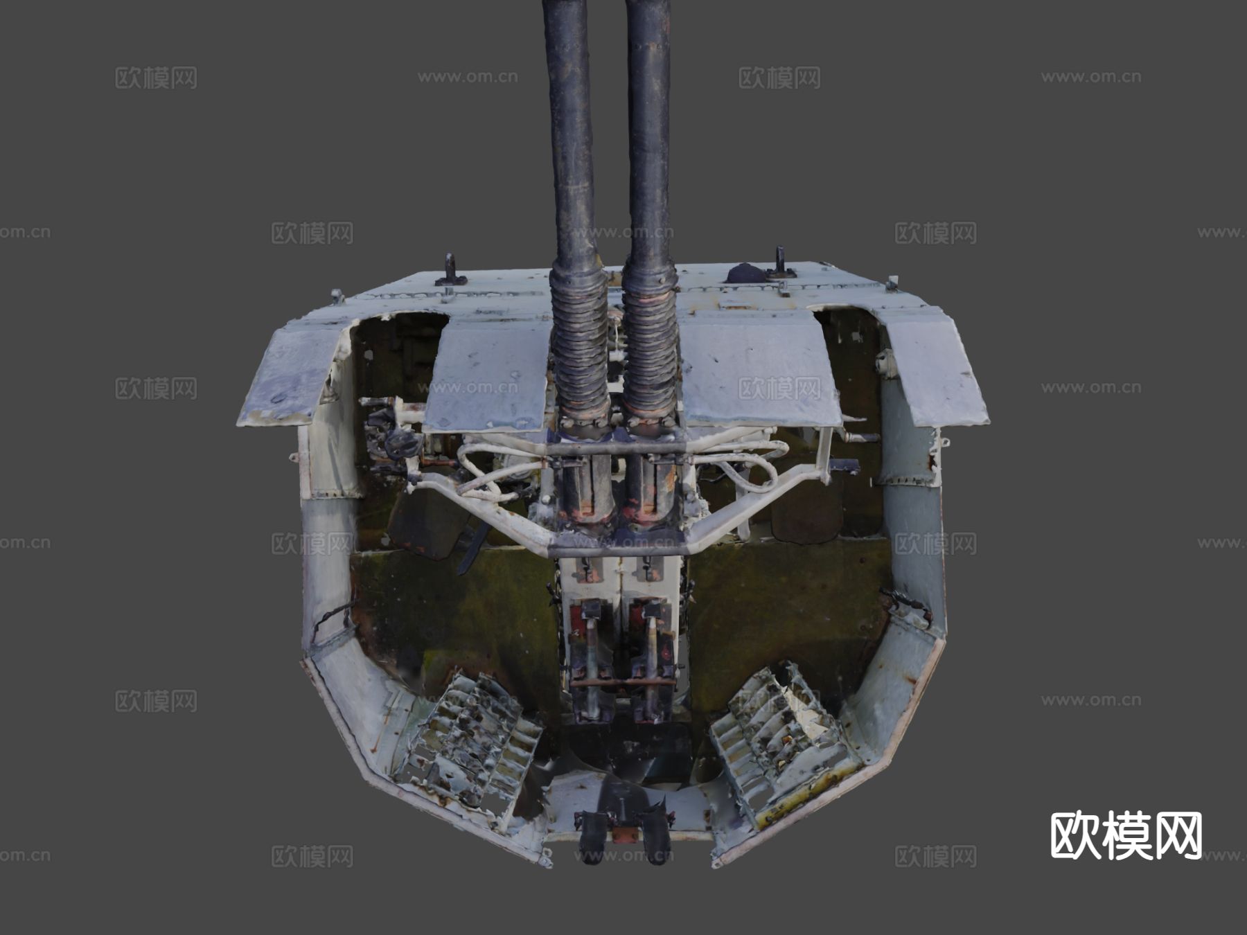 炮塔机 武器su模型下载（渲染图5）