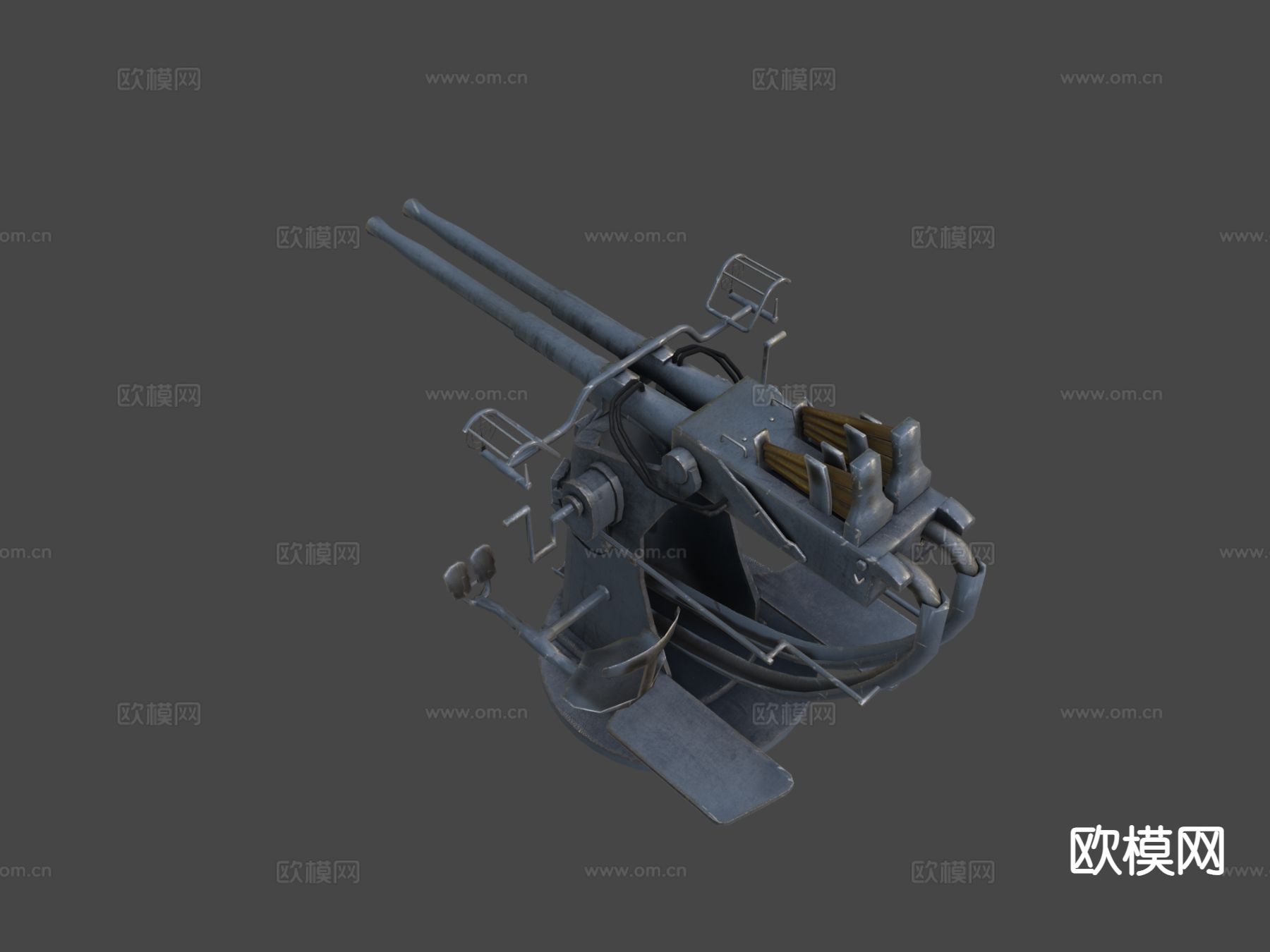 炮塔机su模型下载（渲染图4）