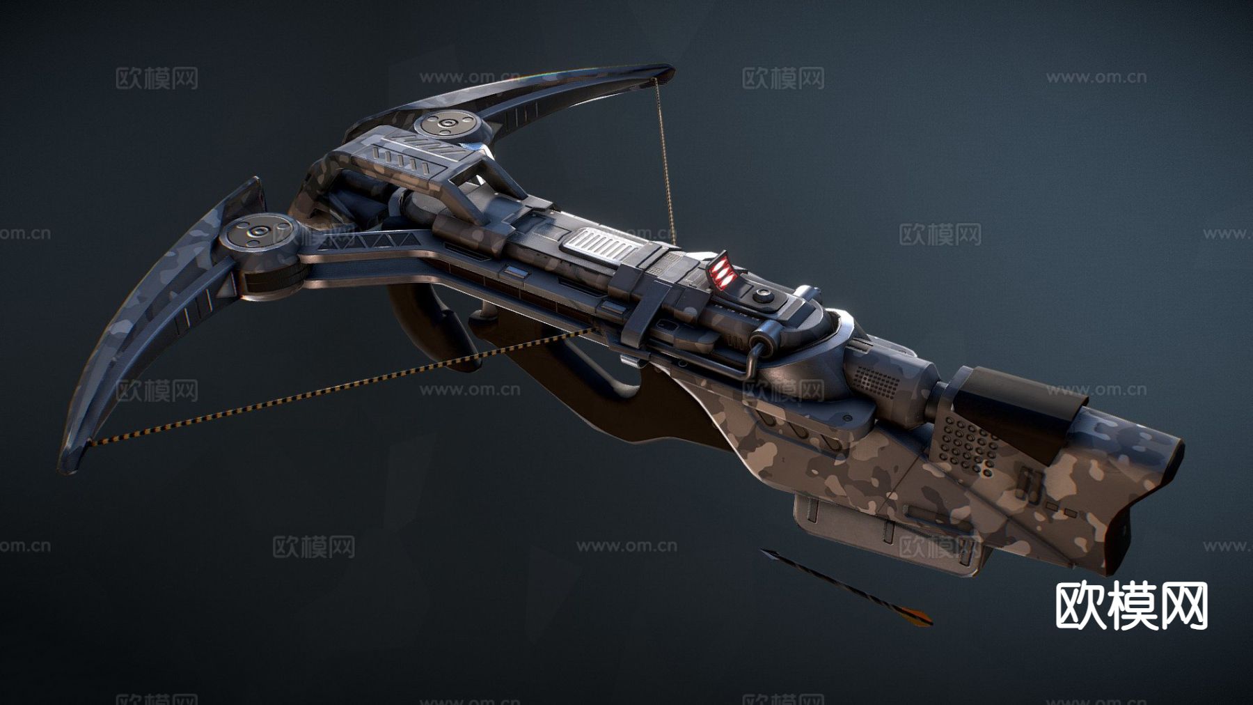 磁弓su模型下载（渲染图2）