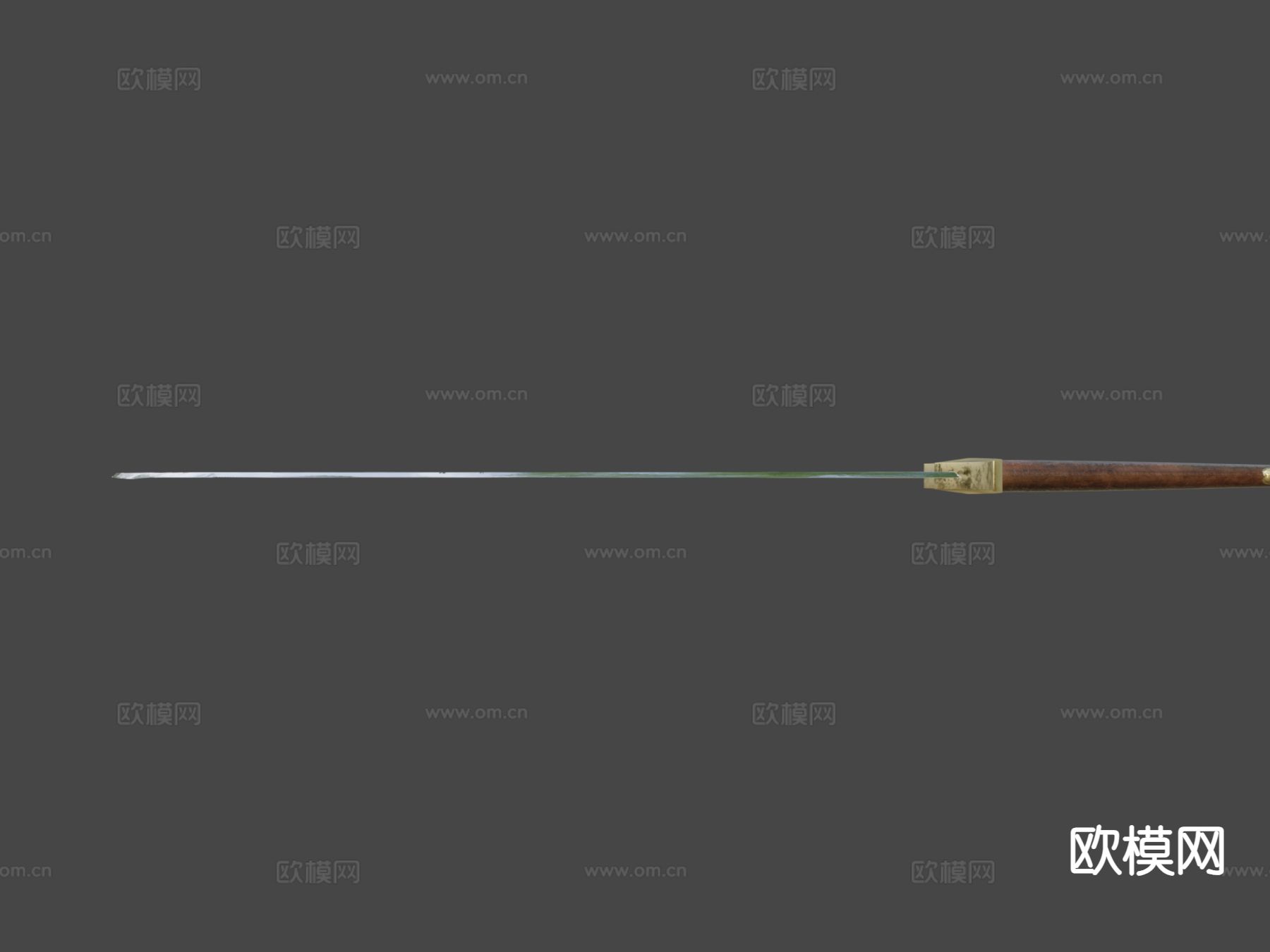 祖尔菲卡尔剑su模型下载（渲染图7）