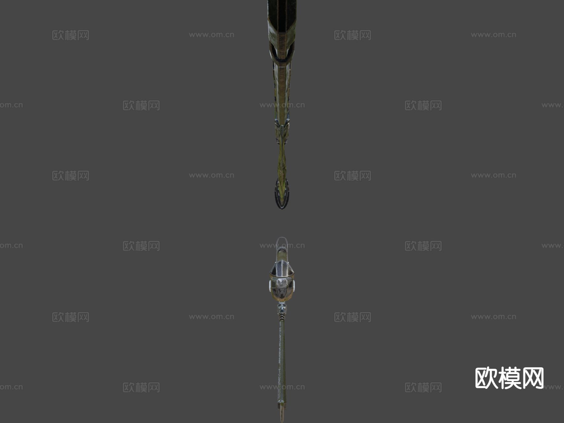 科幻剑包su模型下载（渲染图5）