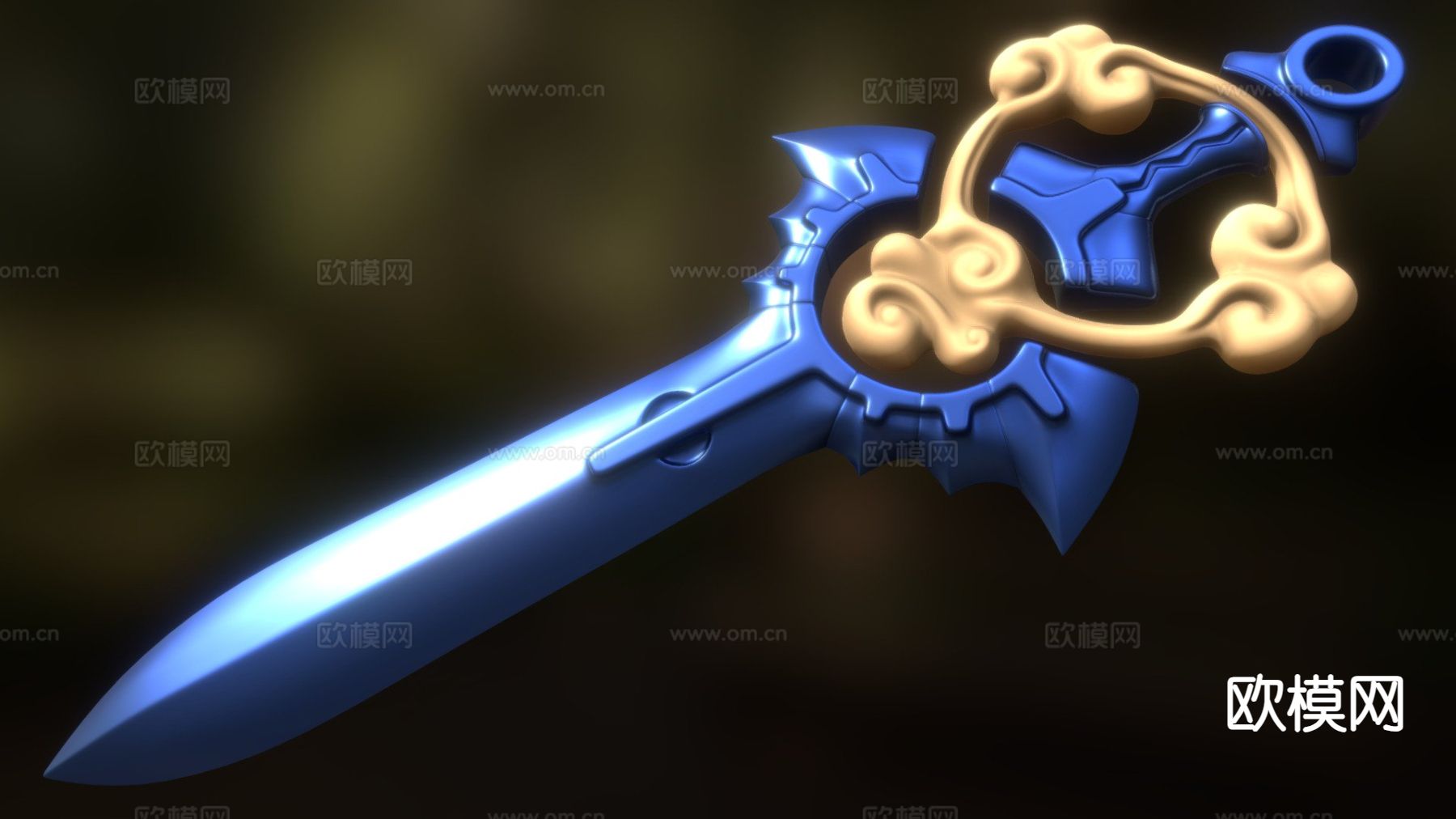 大神之剑su模型下载（渲染图2）