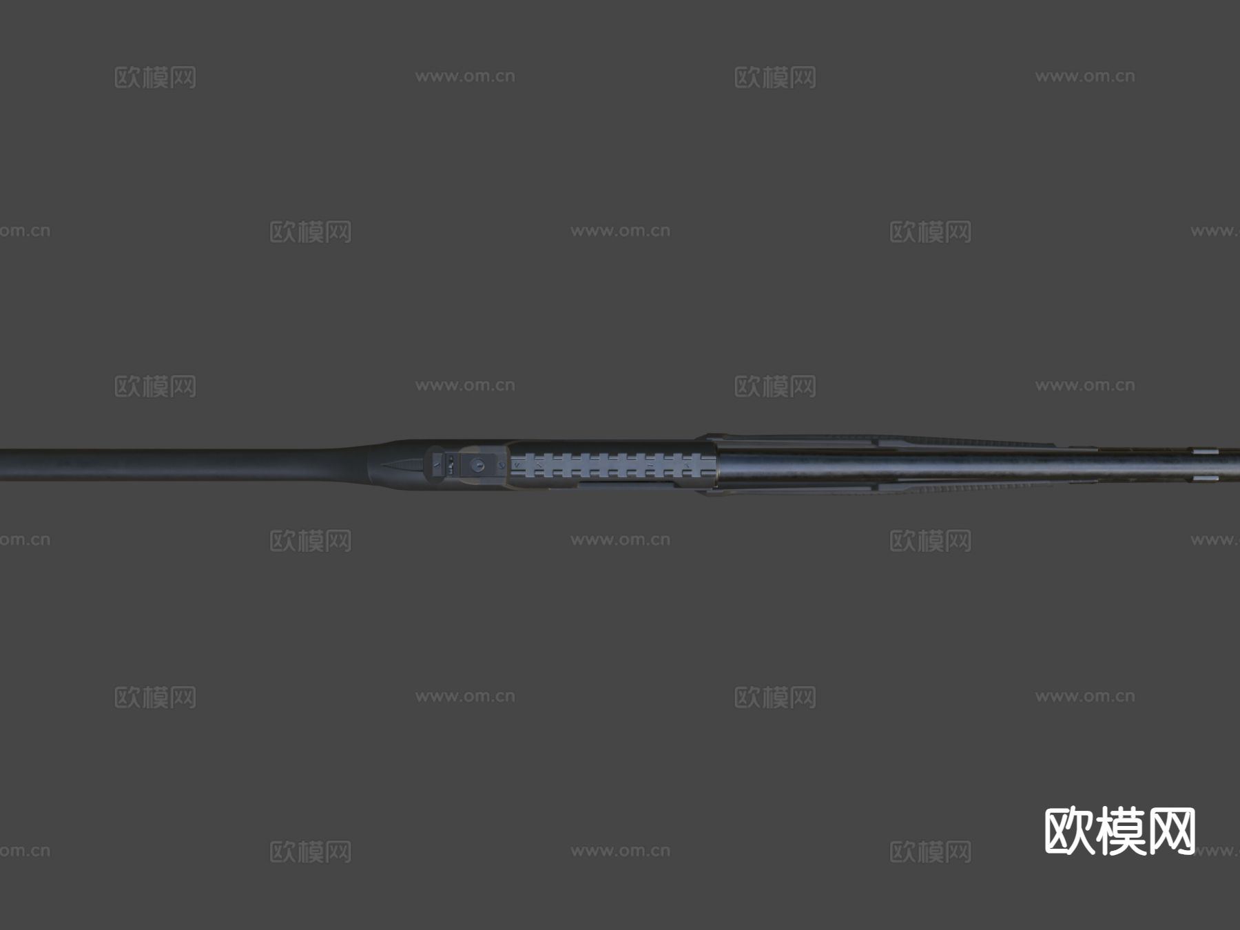 霰弹枪 枪支 枪械su模型下载（渲染图7）