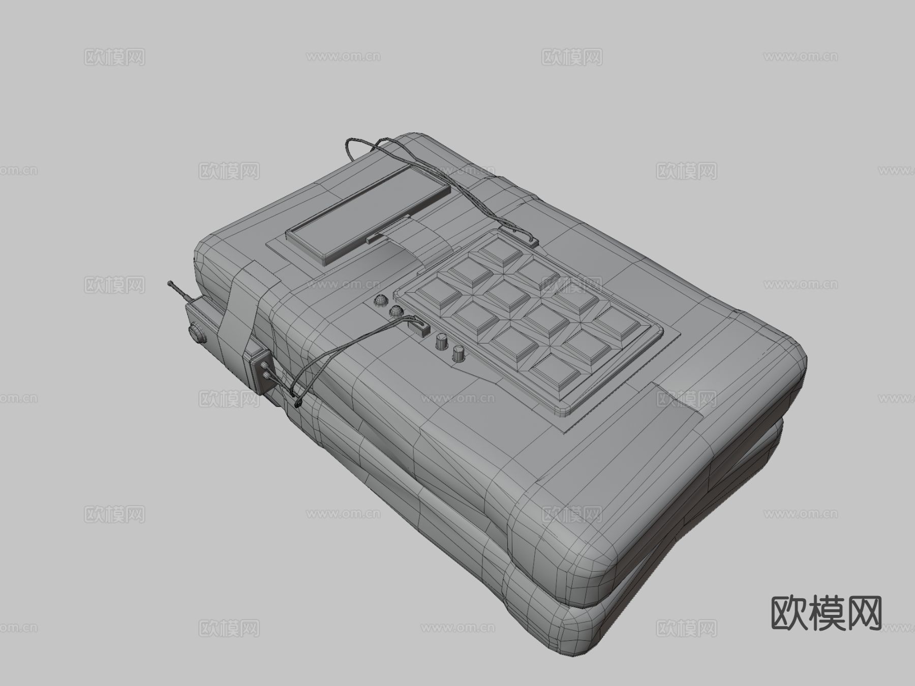 定时炸弹 武器su模型下载（渲染图4）