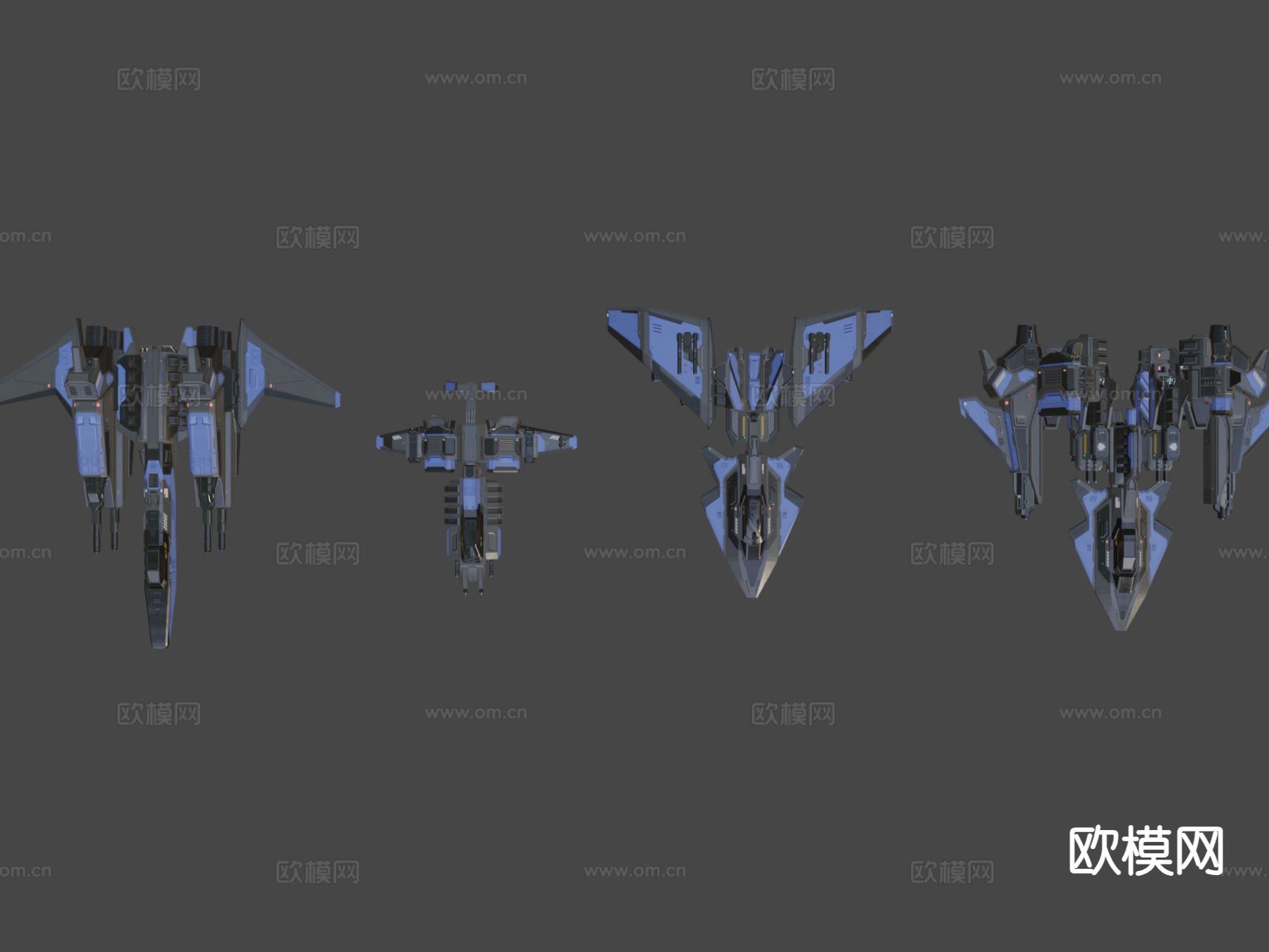 战斗机工具包su模型下载（渲染图7）