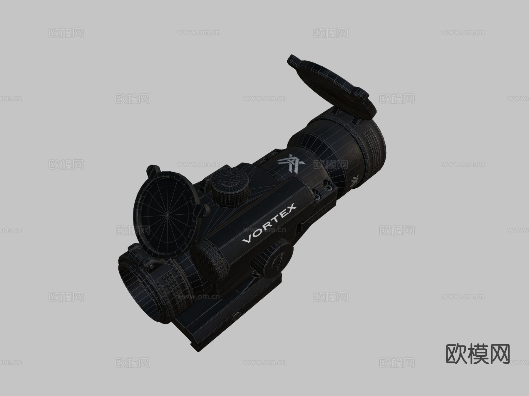 军事红点 瞄准镜su模型下载（渲染图5）