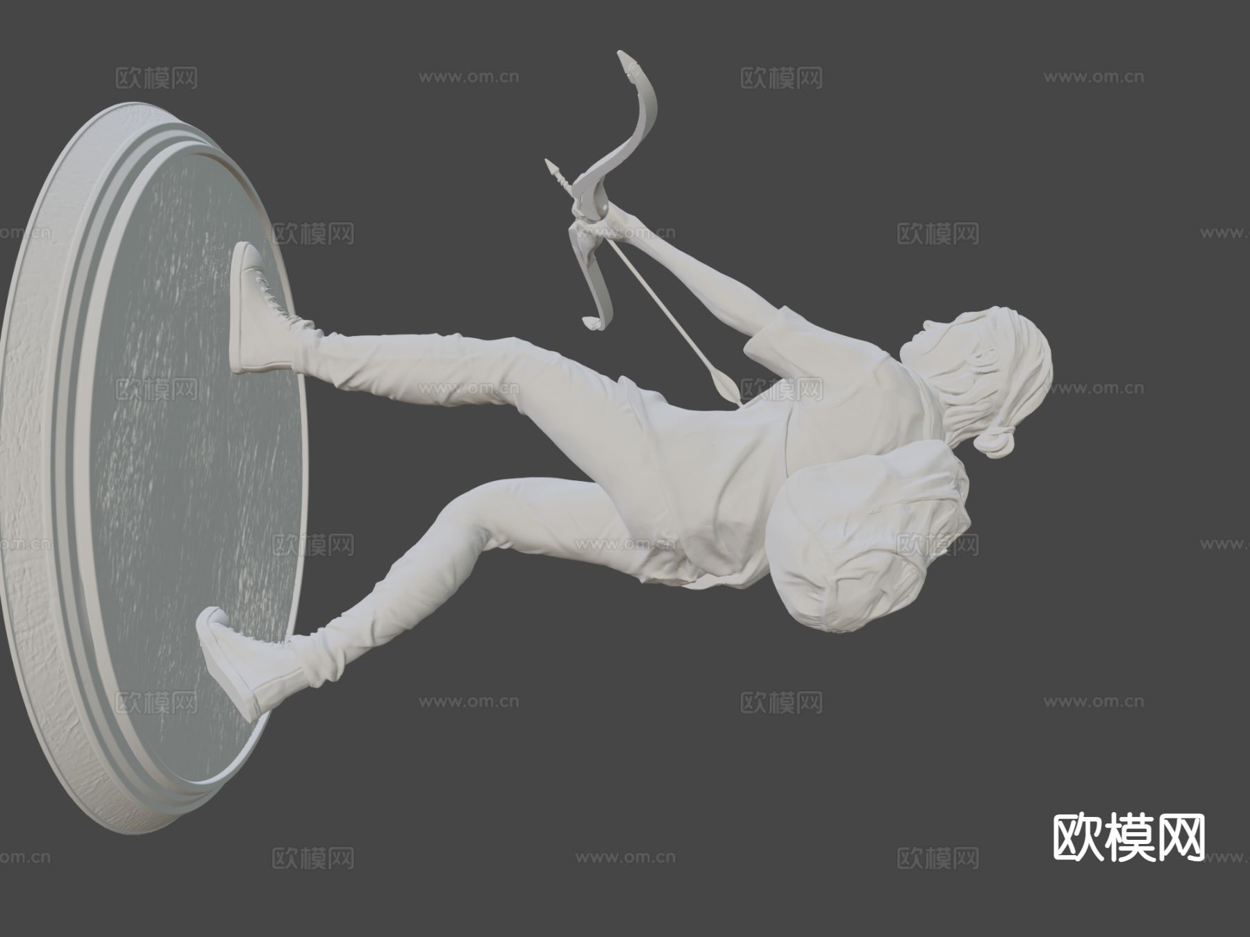 Ellie- 石膏雕像 人物雕塑su模型下载（渲染图7）