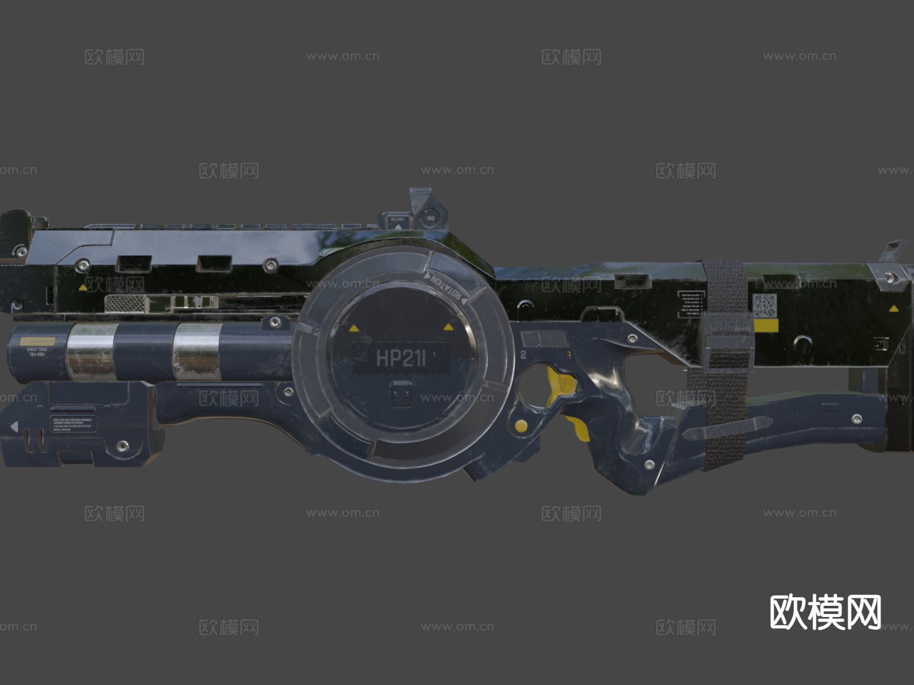 爆发加农炮su模型下载（渲染图6）