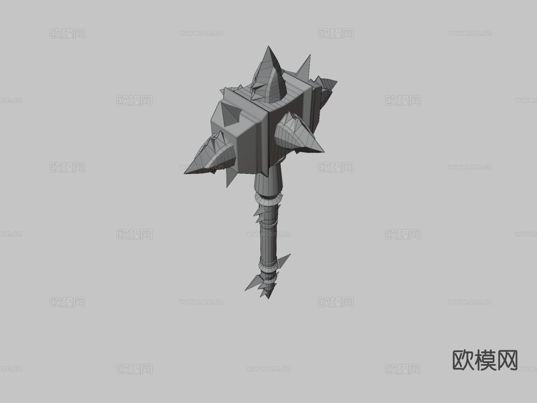 拉格纳罗斯之锤su模型下载（渲染图1）