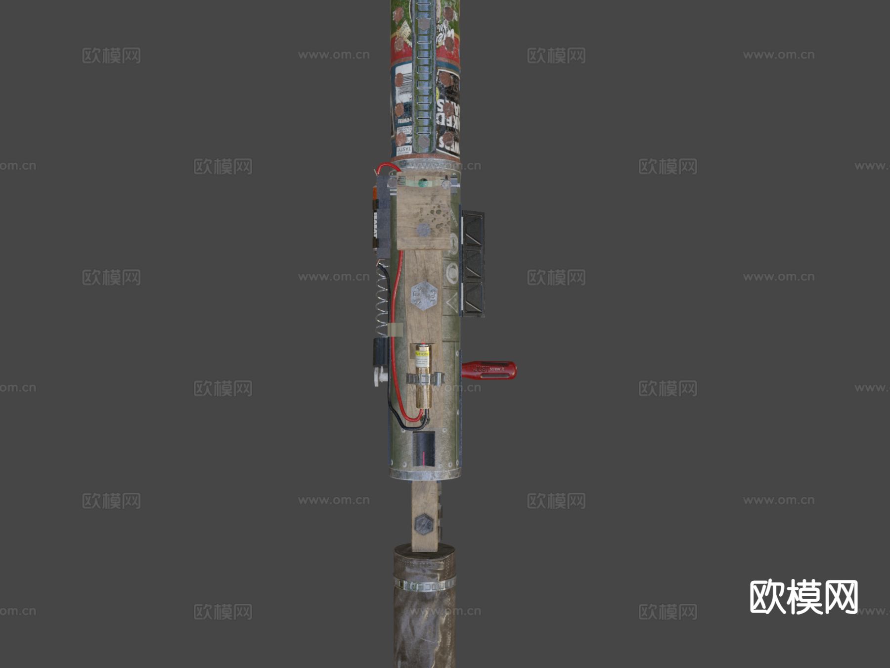 变种废品枪su模型下载（渲染图5）