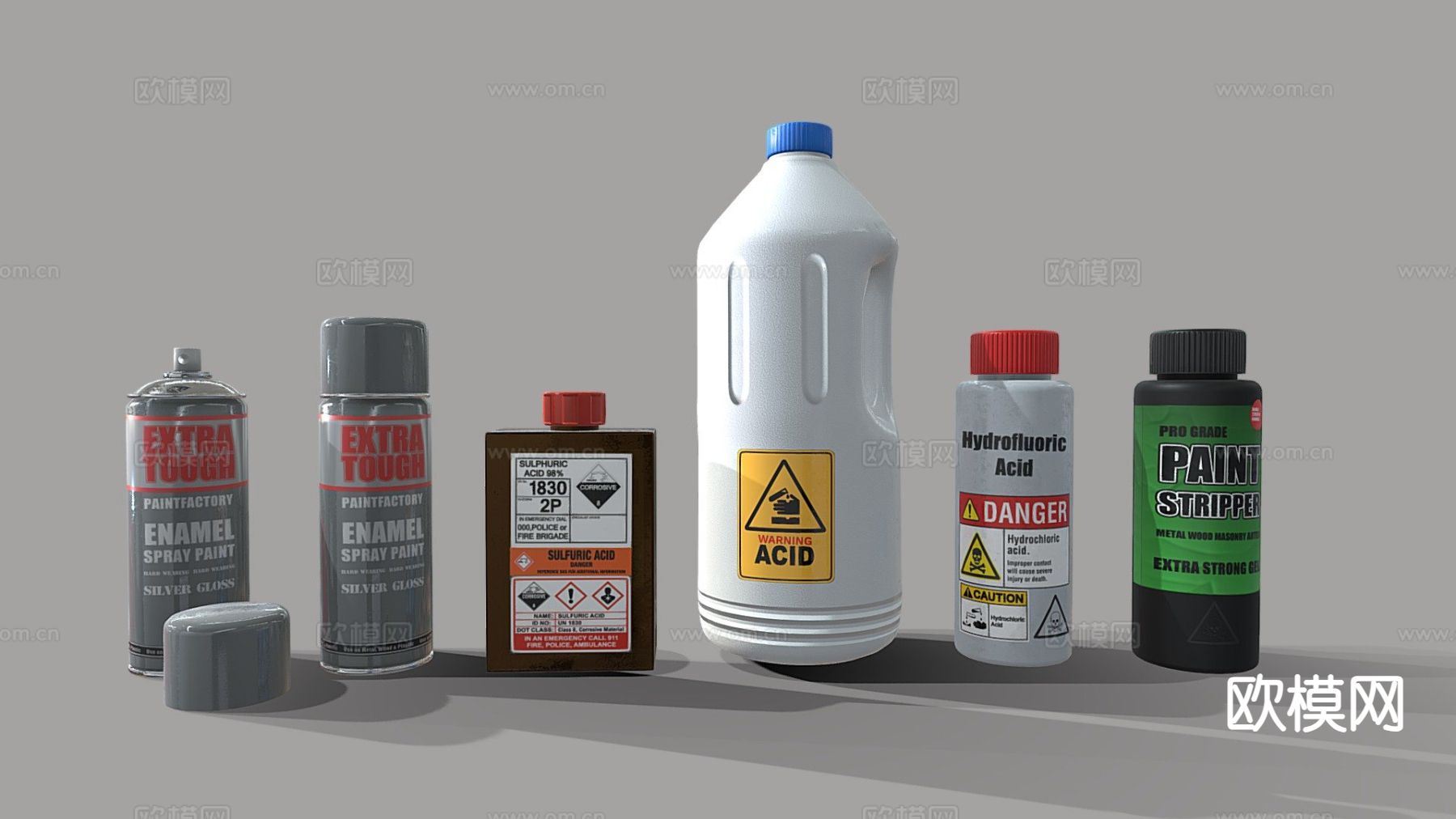 化学产品 医疗用品su模型下载（渲染图2）